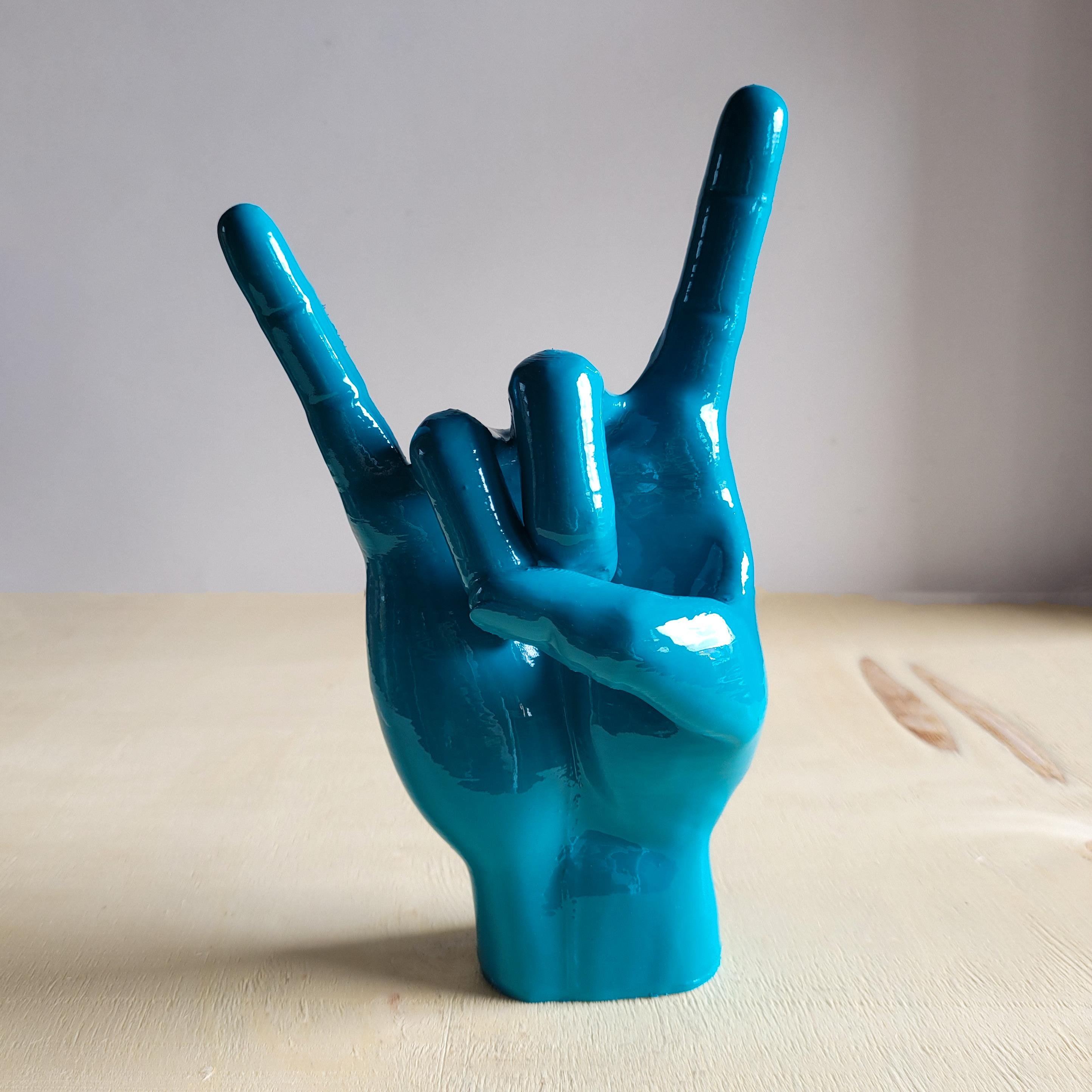 Rock El Figürü | Turkuaz