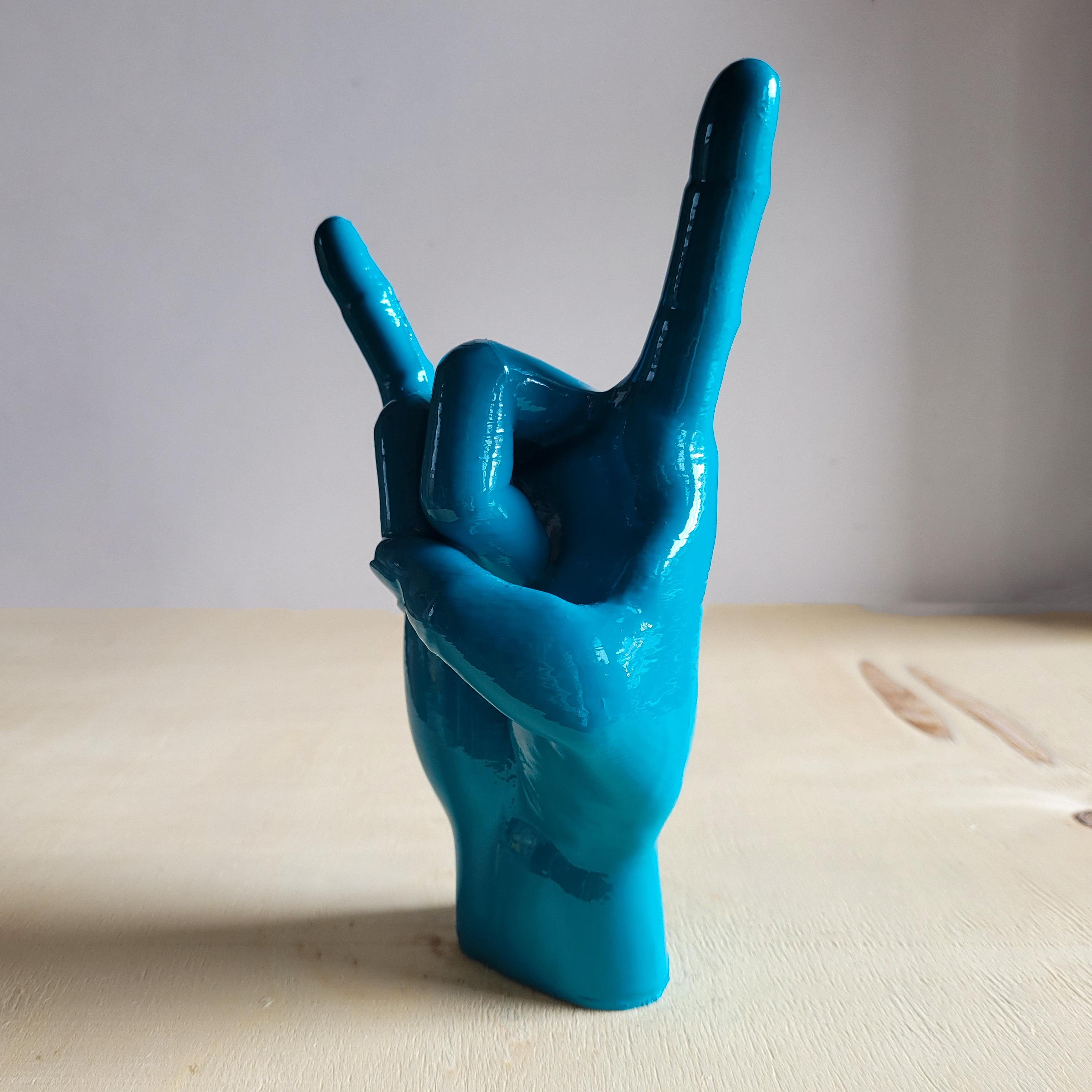 Rock El Figürü | Turkuaz