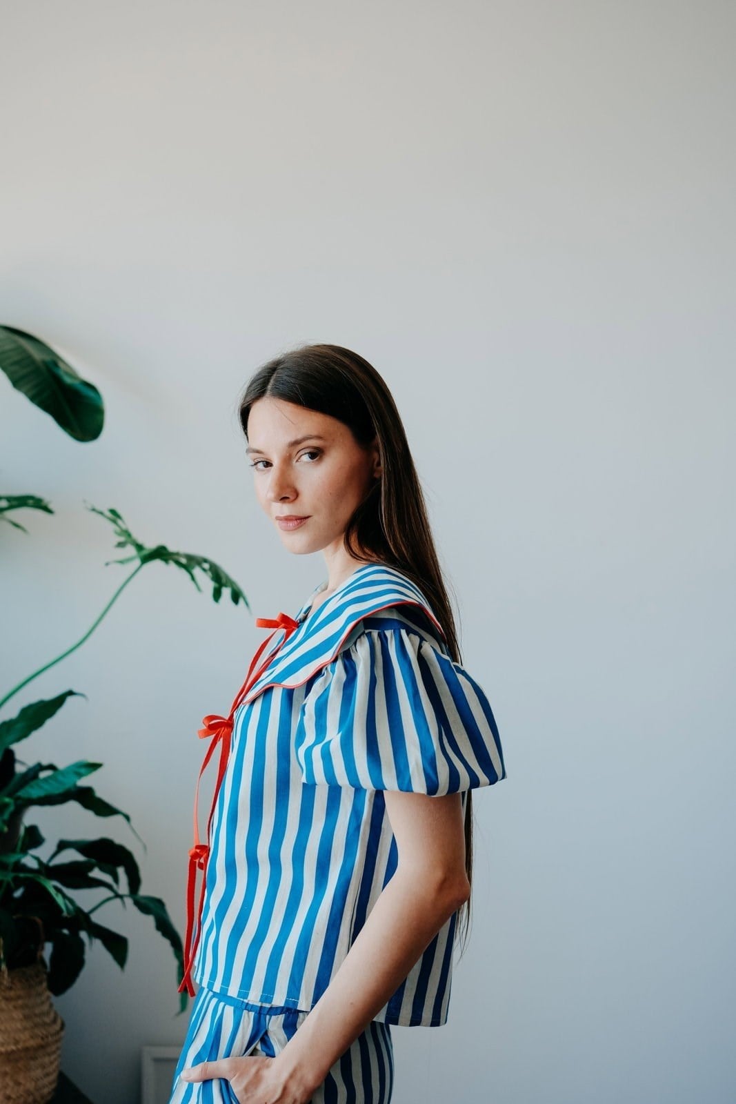 Sarah Stripes Bluz