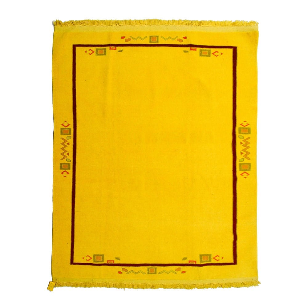 Sarı Renk Vintage Milas Halısı 150x195 cm