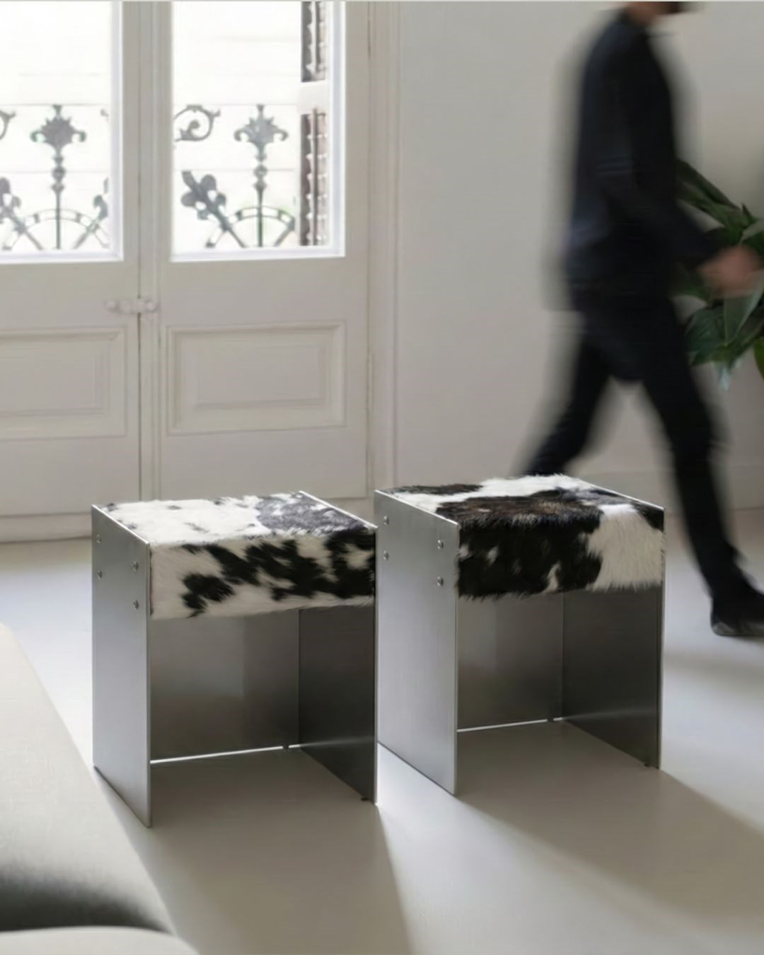 Scobel Paslanmaz Çelik - Puf / Tabure