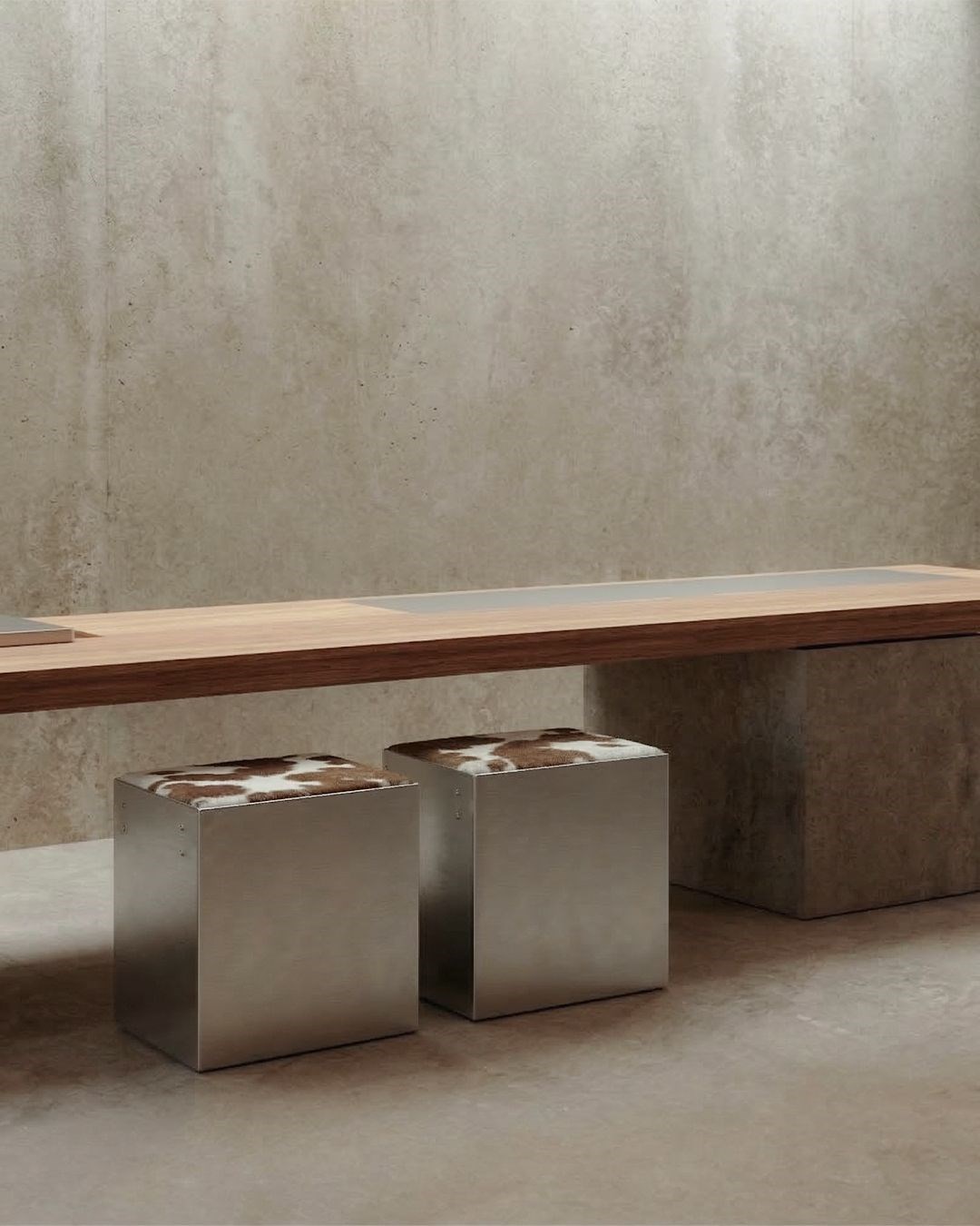 Scobel Paslanmaz Çelik - Puf / Tabure