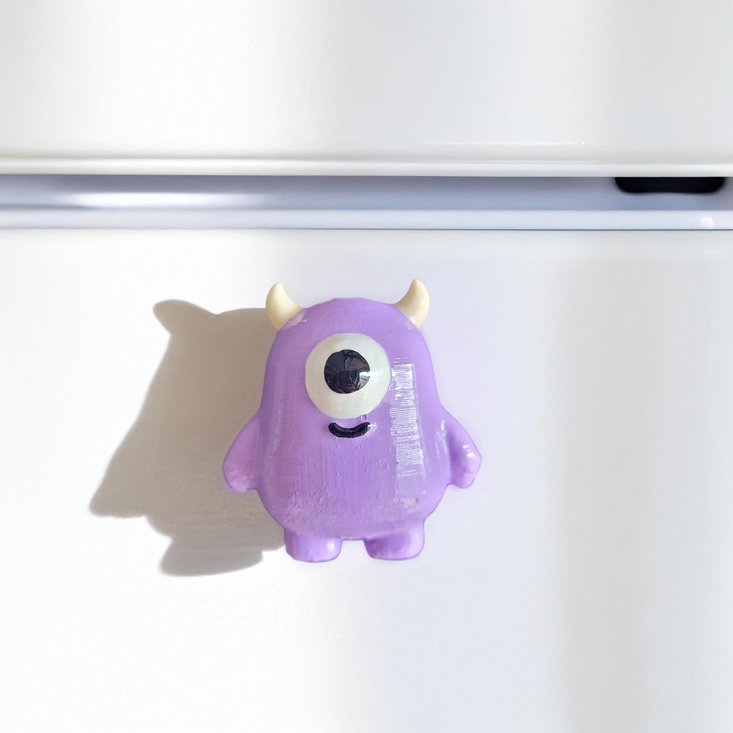 Sevimli Canavarlar Magnet Seti – 6'lı El Boyaması Buzdolabı Süsü