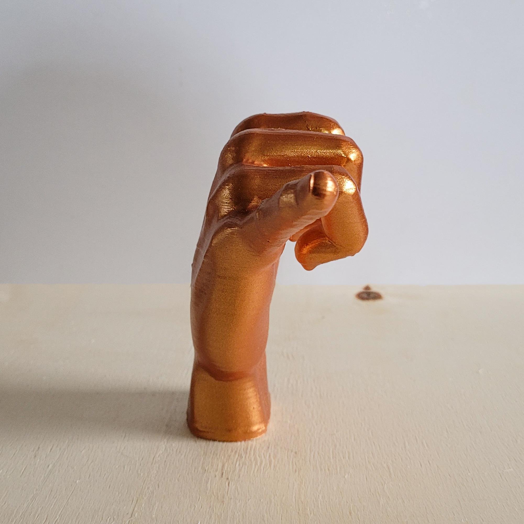 Shaka El Figürü | Bronz