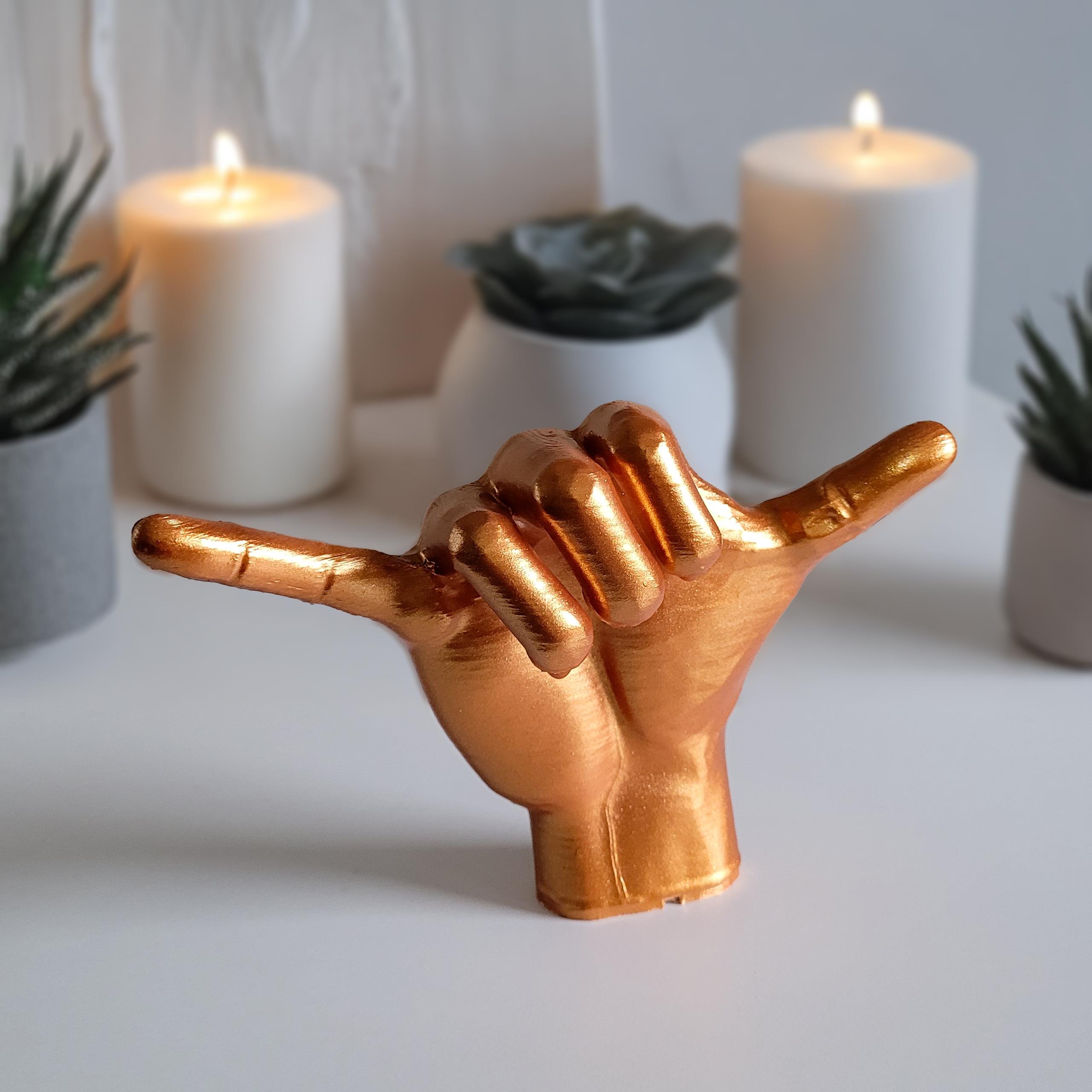 Shaka El Figürü | Bronz