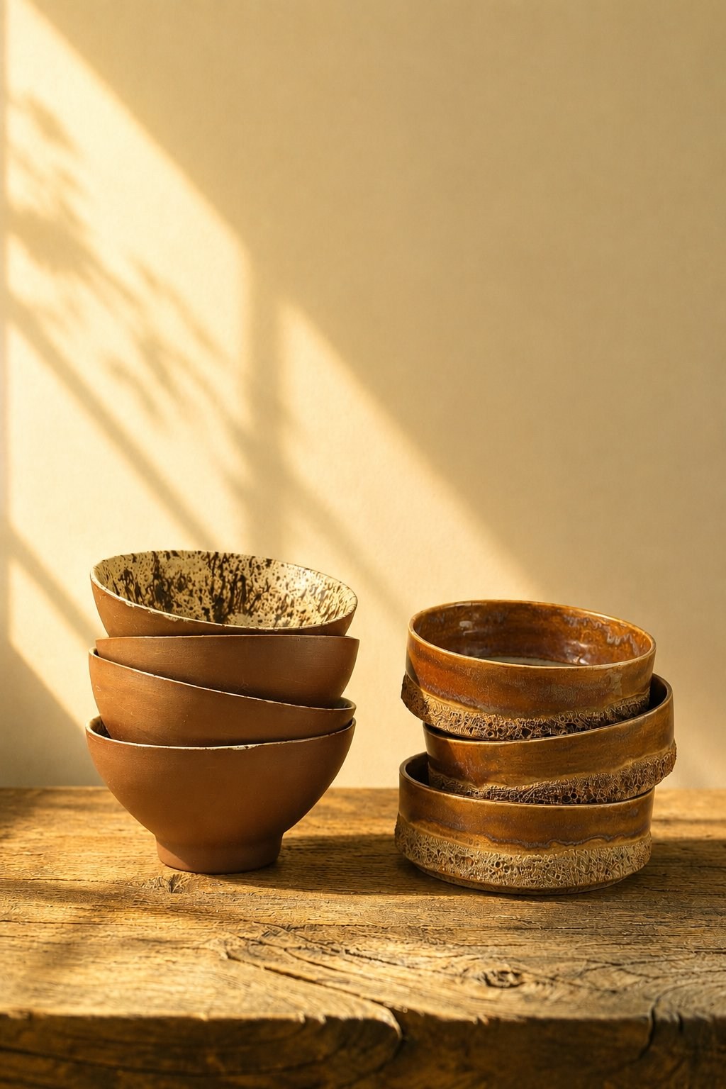 Siena 3'lü Stoneware Kase Seti