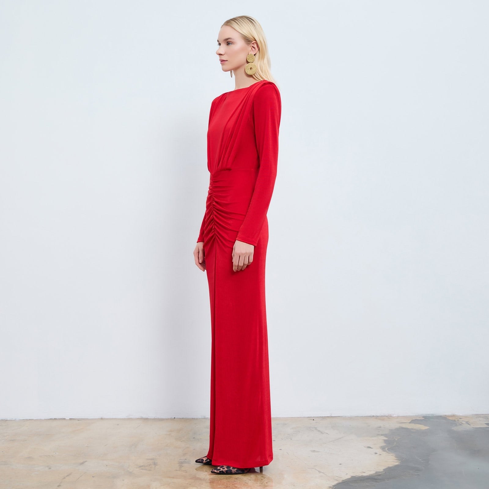 Soley Ruched Maxi Dress