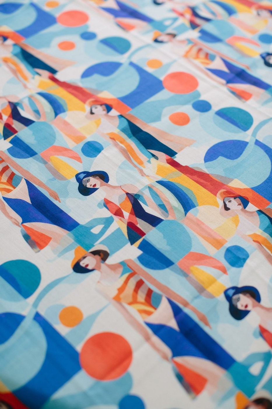 Sonia Bleu Keten Bandana & Pareo | Pure Paris