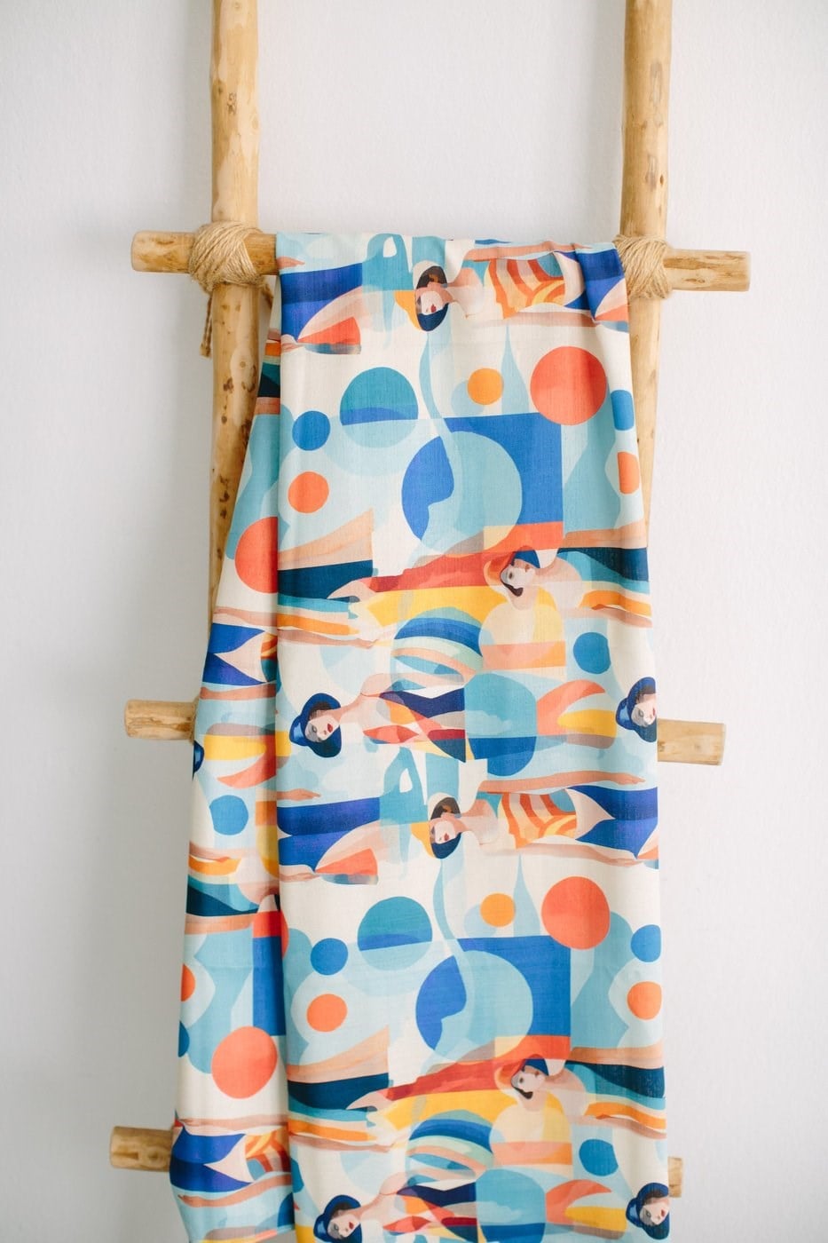 Sonia Bleu Keten Bandana & Pareo | Pure Paris