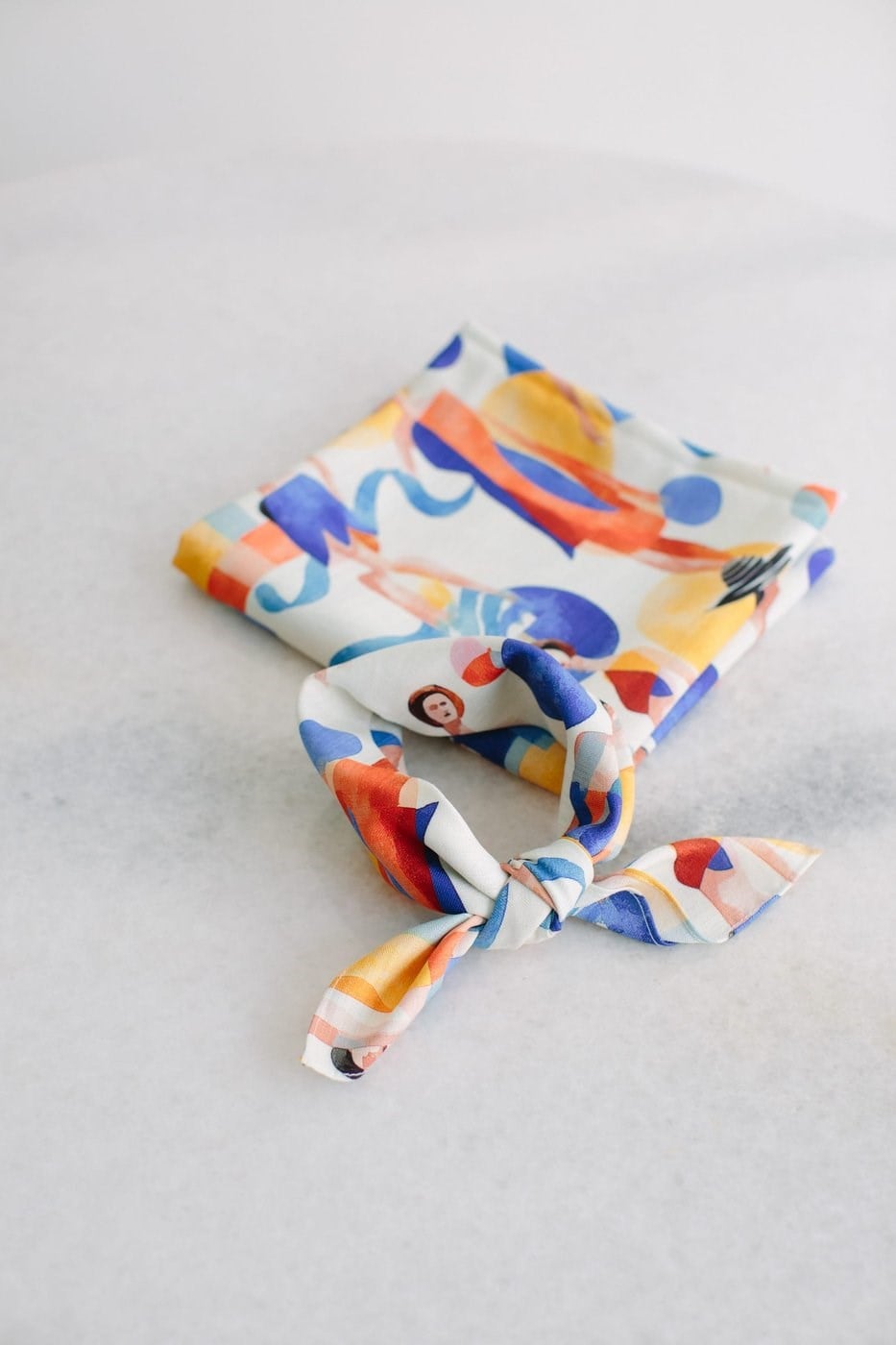 Sonia Creme Keten Bandana & Pareo | Pure Paris