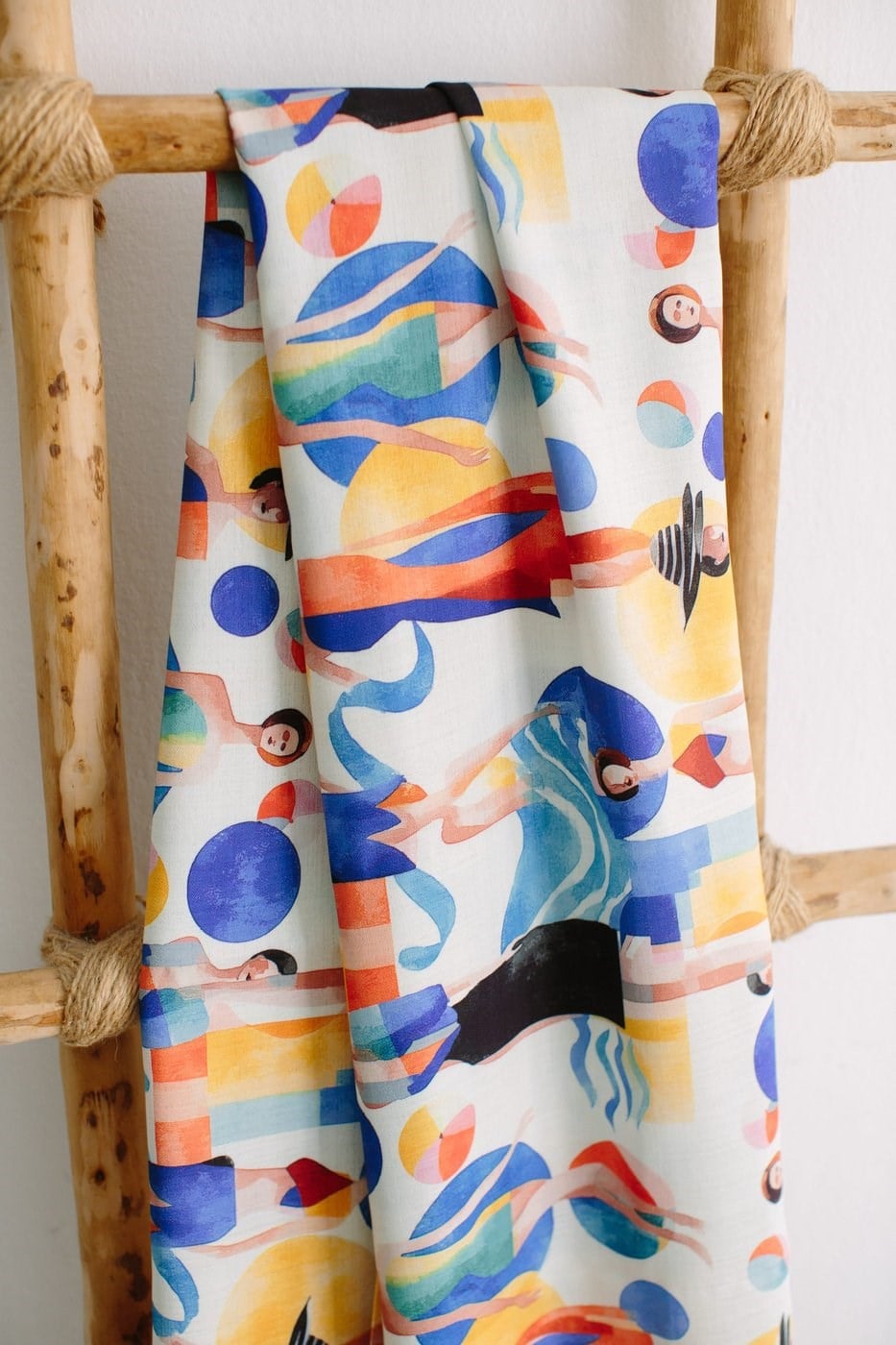 Sonia Creme Keten Bandana & Pareo | Pure Paris