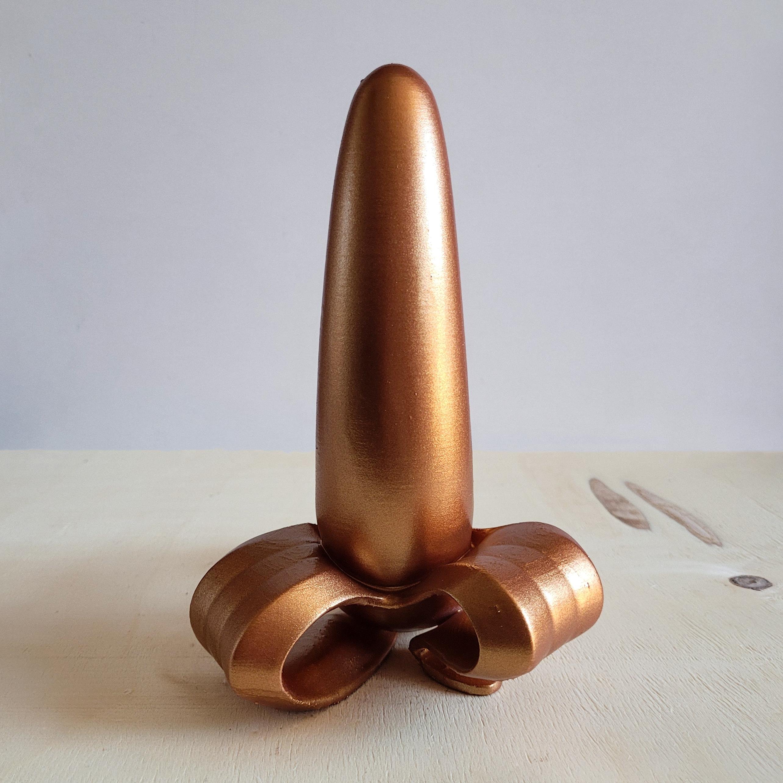 Soyulmuş Muz Heykel | Bronz