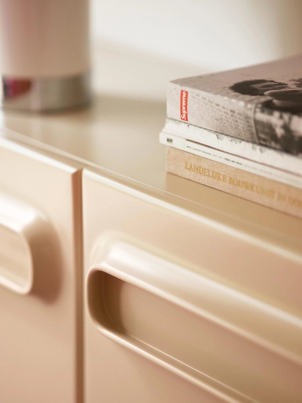 Space Modern Minimalist Dressoir Sideboard With Drawers Light Beige