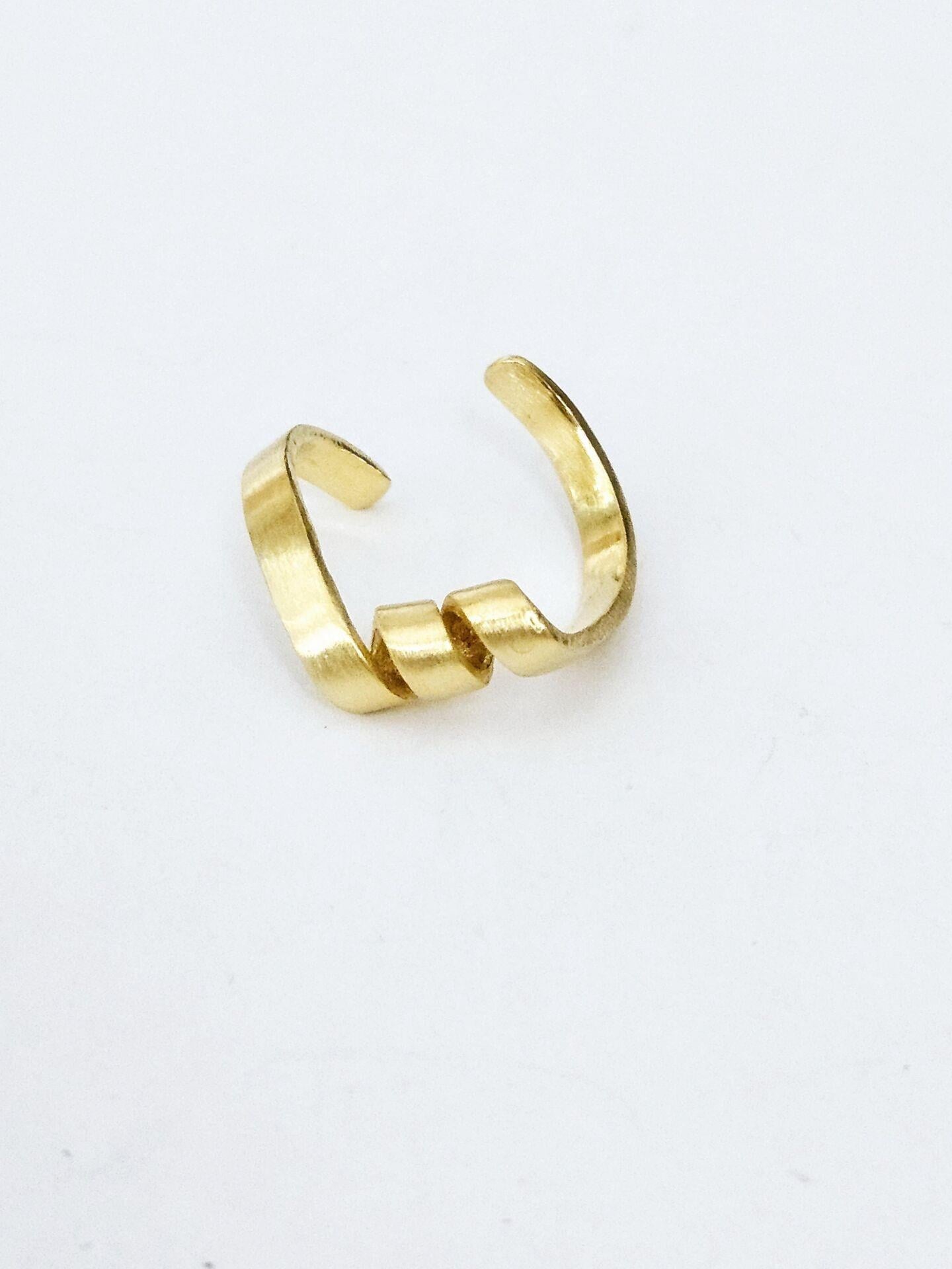 Spiral Ayarlanabilir Bronz Yüzük