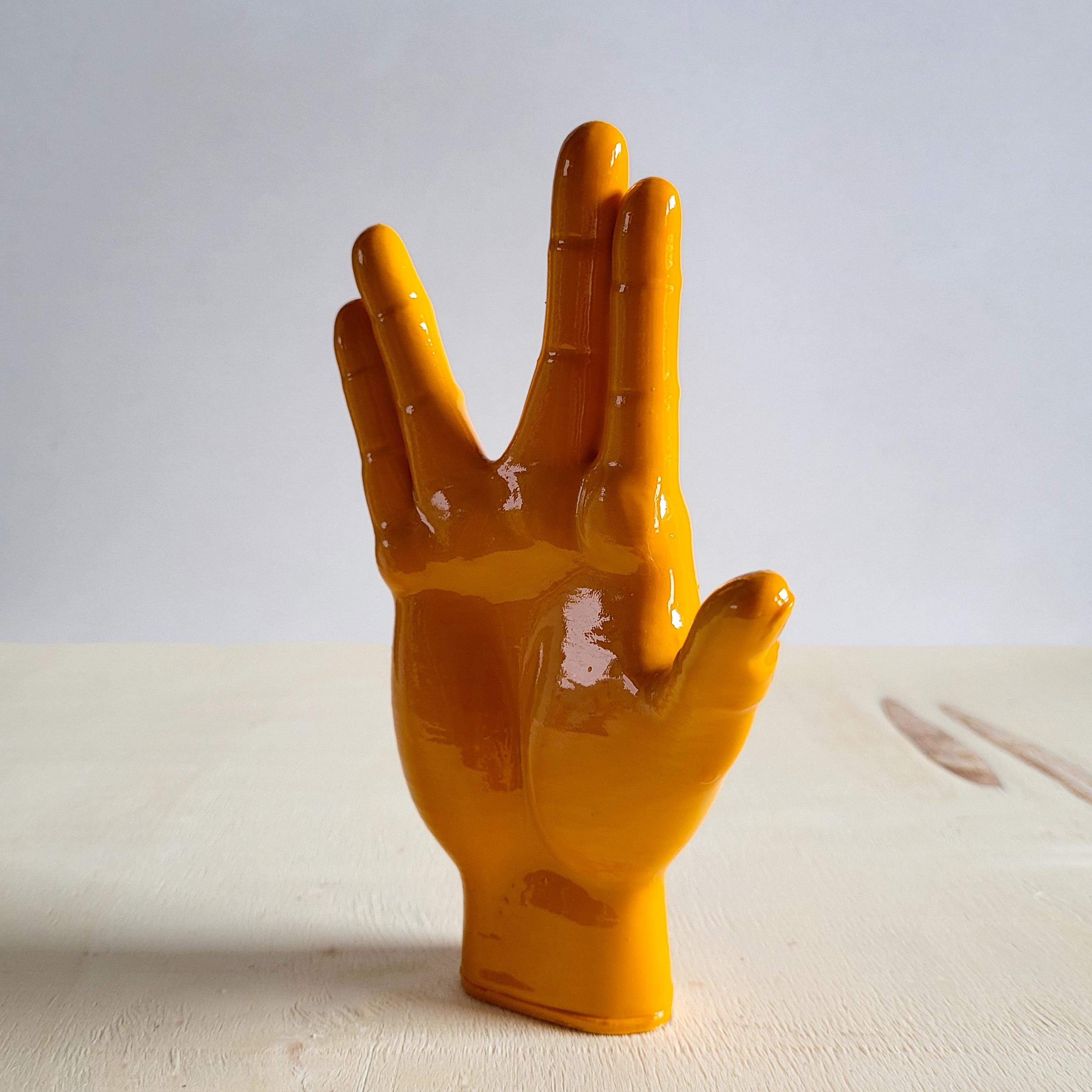 Spock El Figürü | Koyu Sarı
