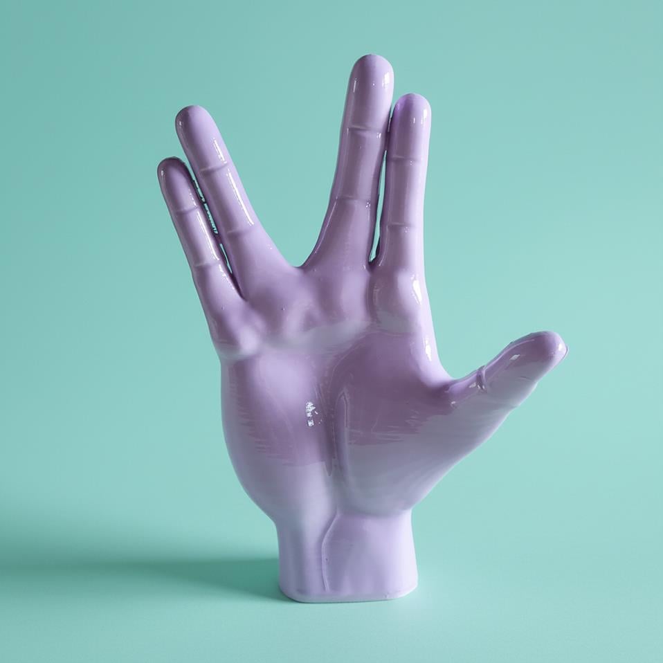 Spock El Figürü | Pastel Mor