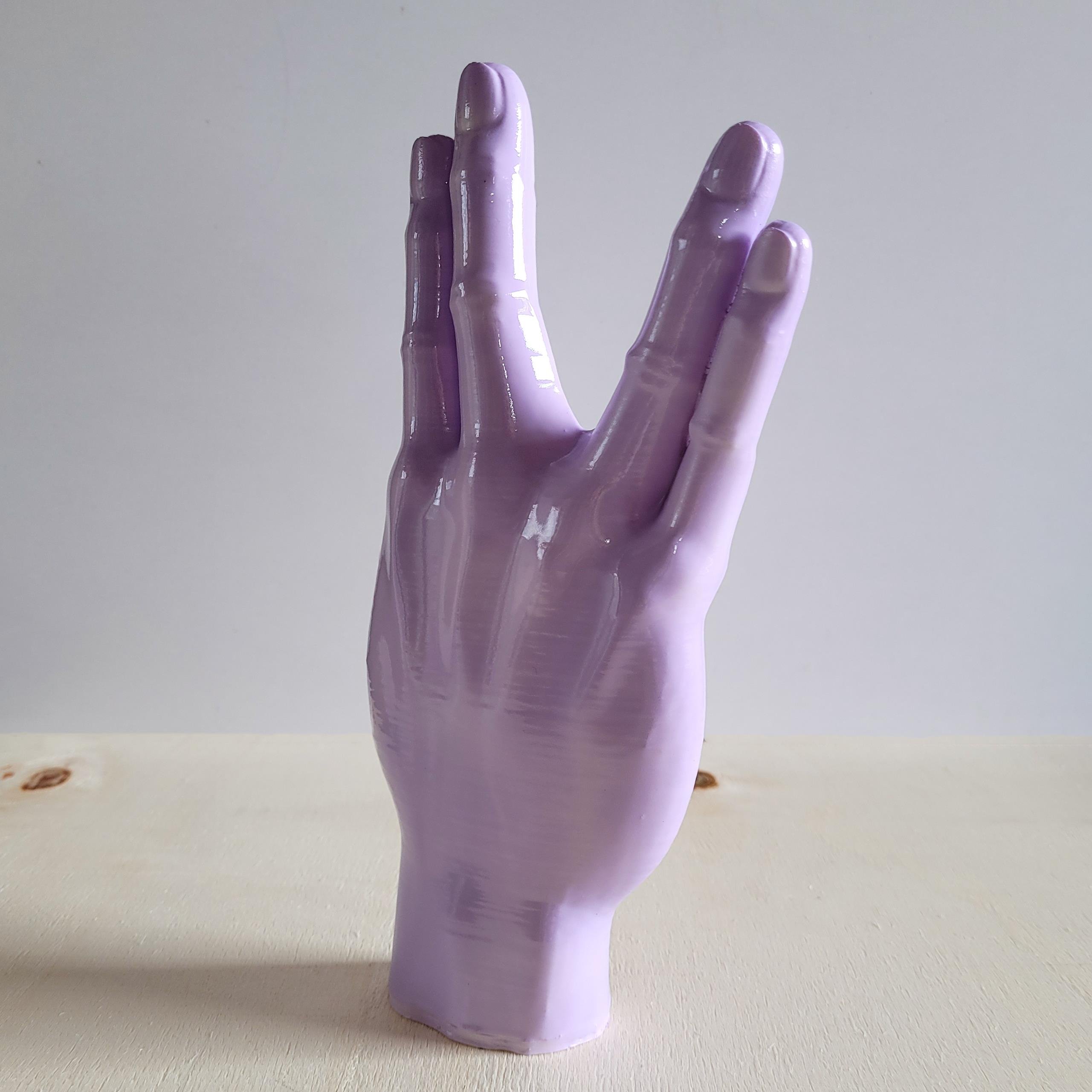 Spock El Figürü | Pastel Mor