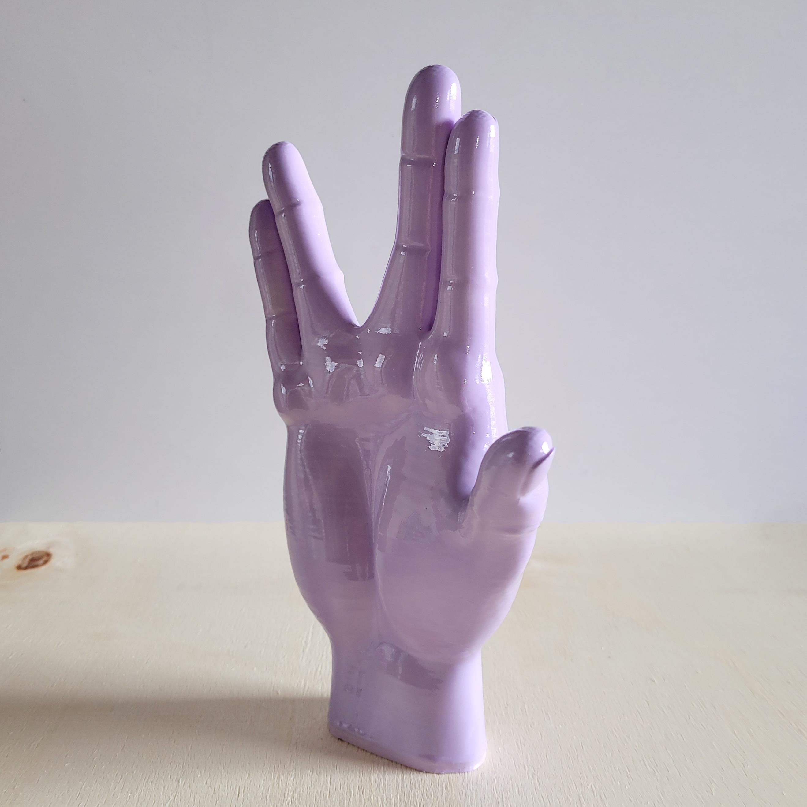 Spock El Figürü | Pastel Mor