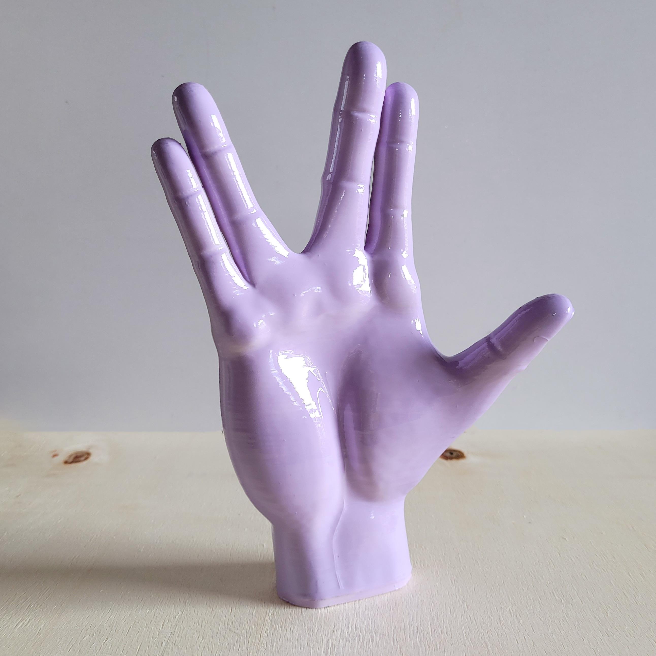 Spock El Figürü | Pastel Mor