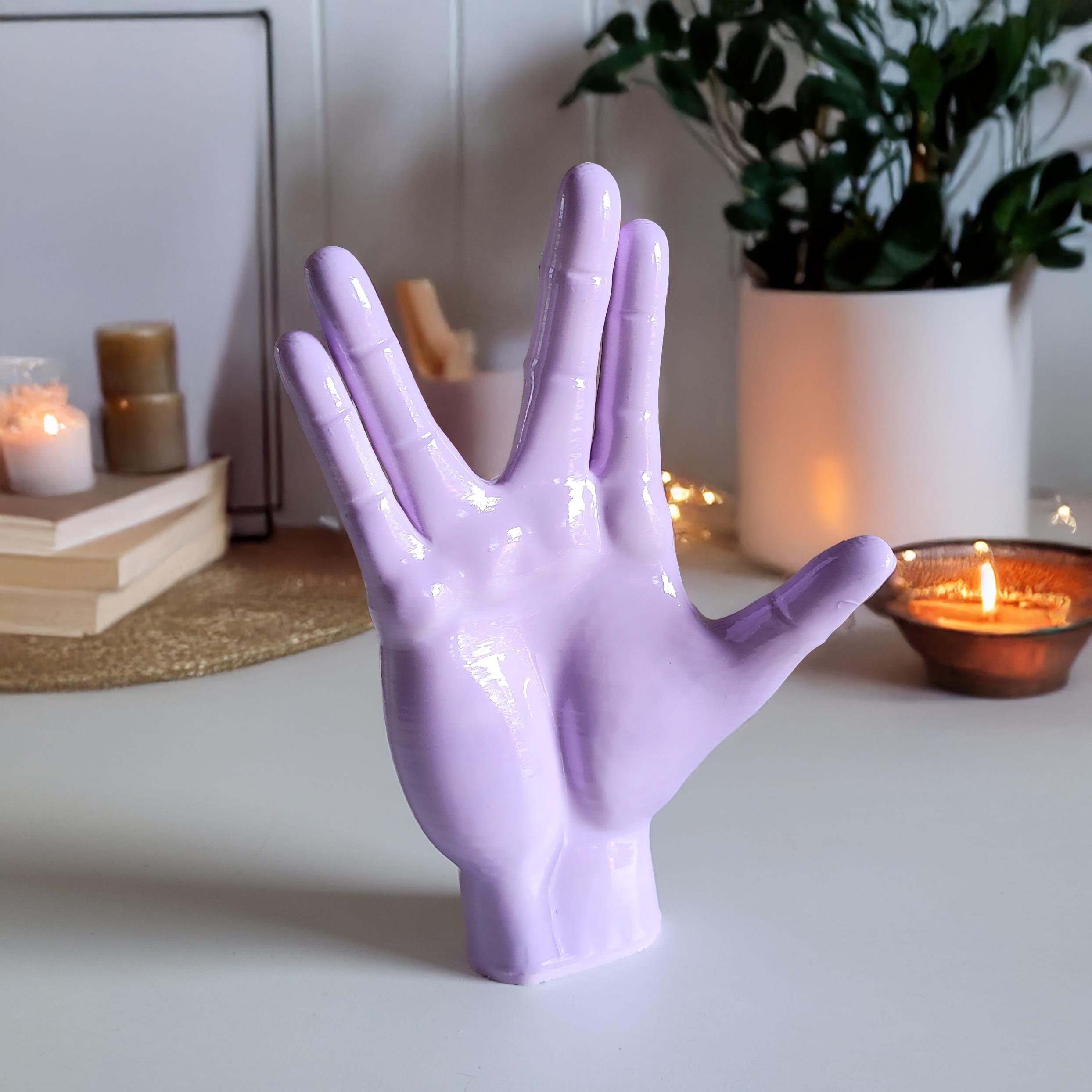 Spock El Figürü | Pastel Mor