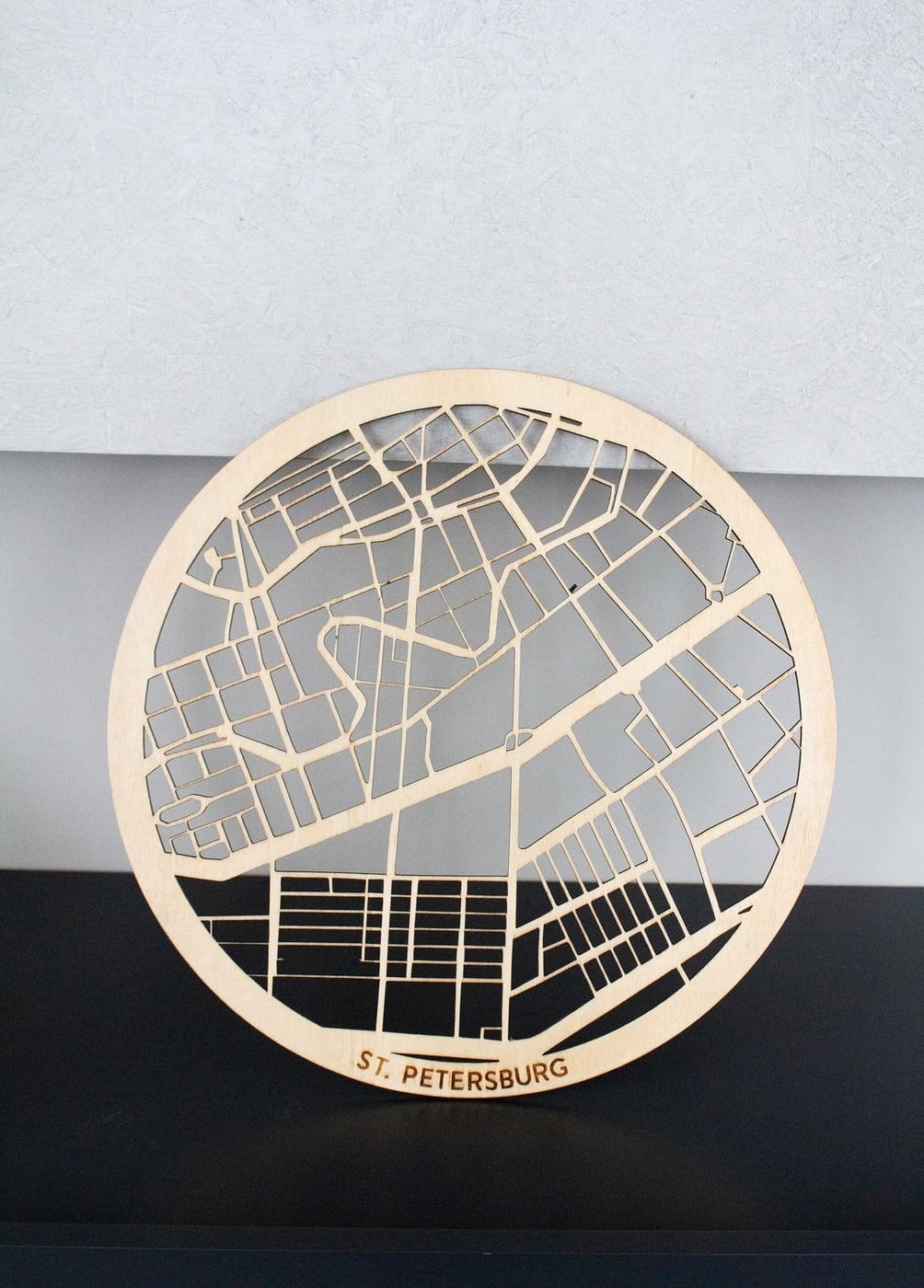 St. Petersburg Ahşap Şehir Haritası