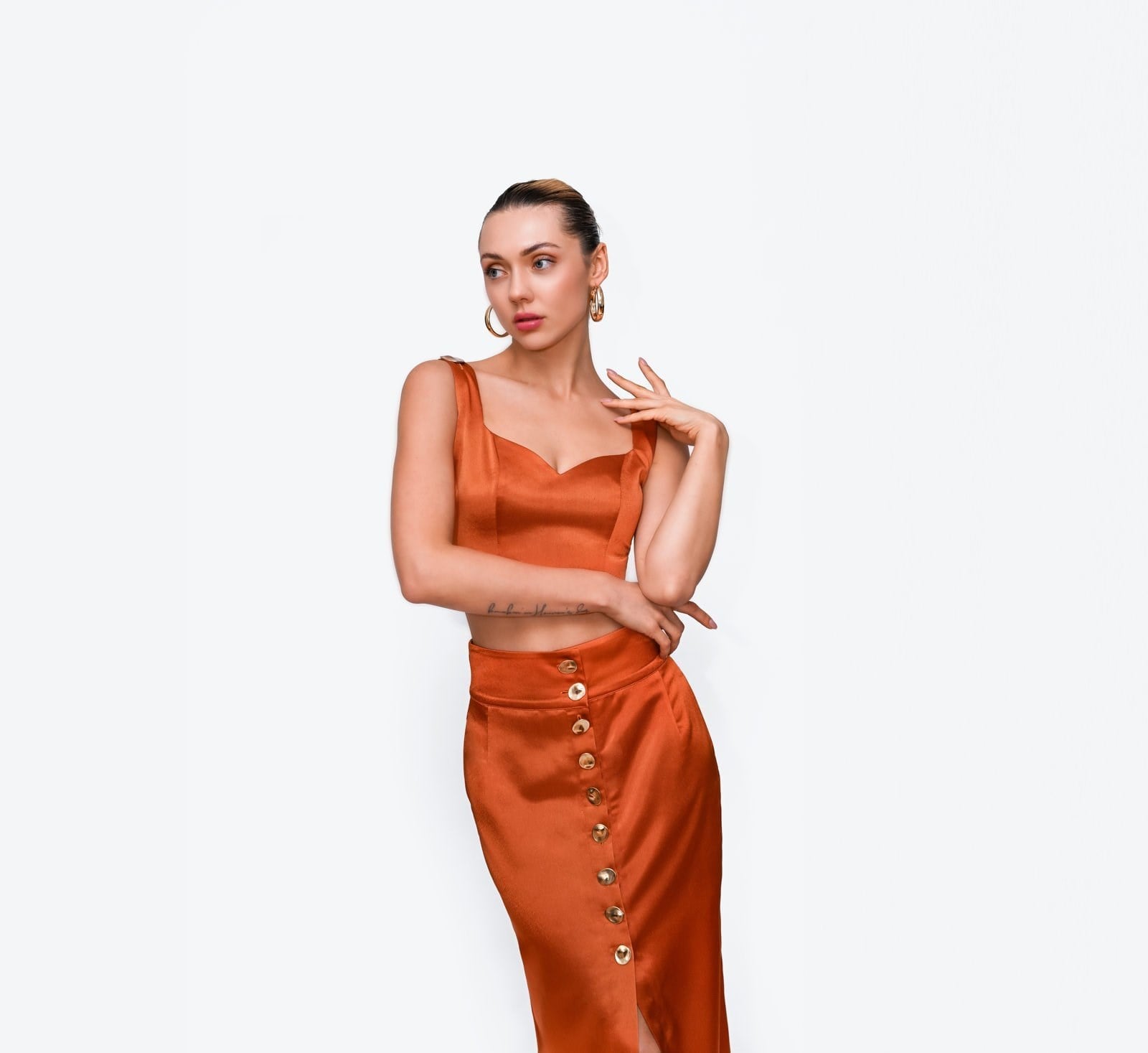 Stellan Satin Suit