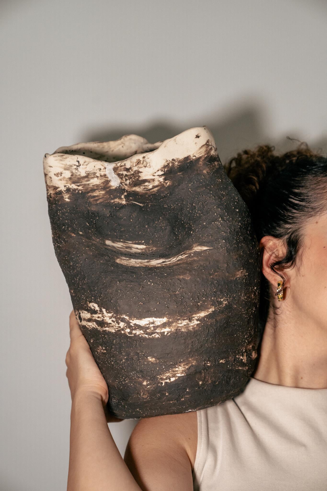 stoneware vazo