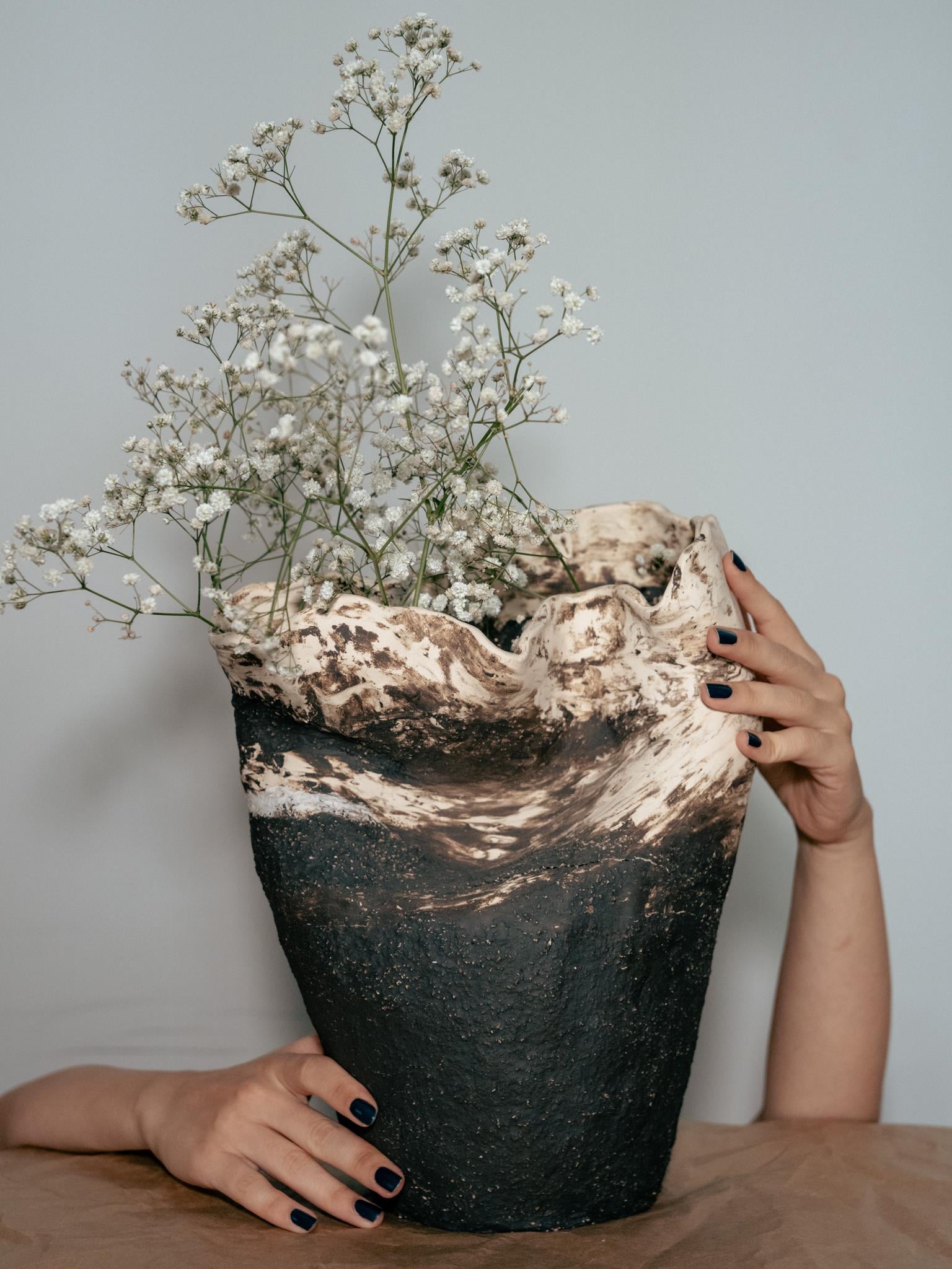 stoneware vazo