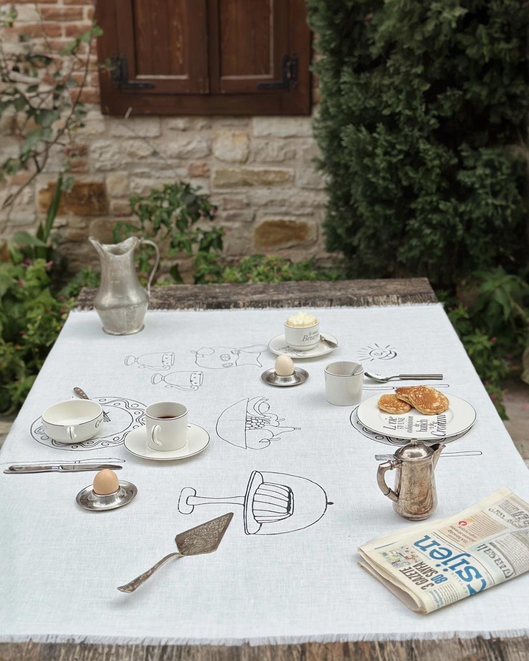 TABLE SETTİNG BRUNCH MASA ÖRTÜSÜ