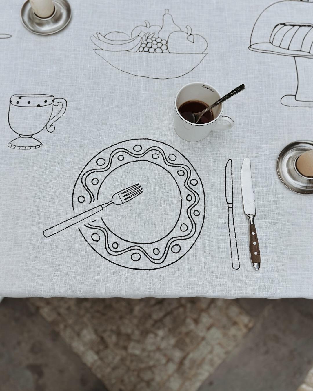 TABLE SETTİNG BRUNCH MASA ÖRTÜSÜ
