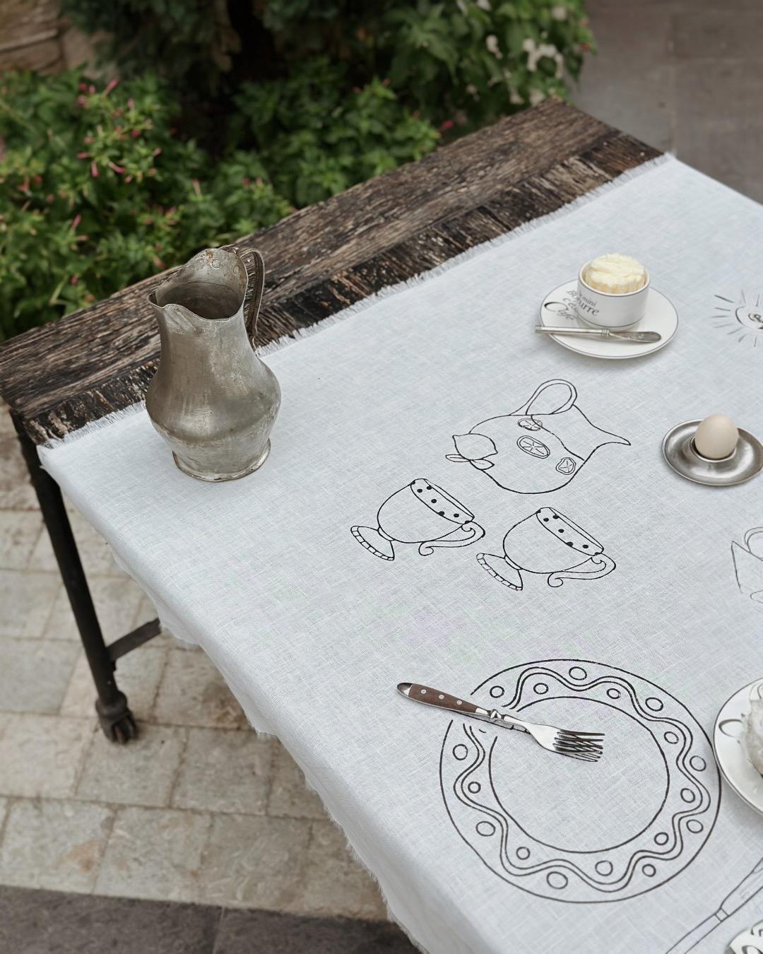 TABLE SETTİNG BRUNCH MASA ÖRTÜSÜ