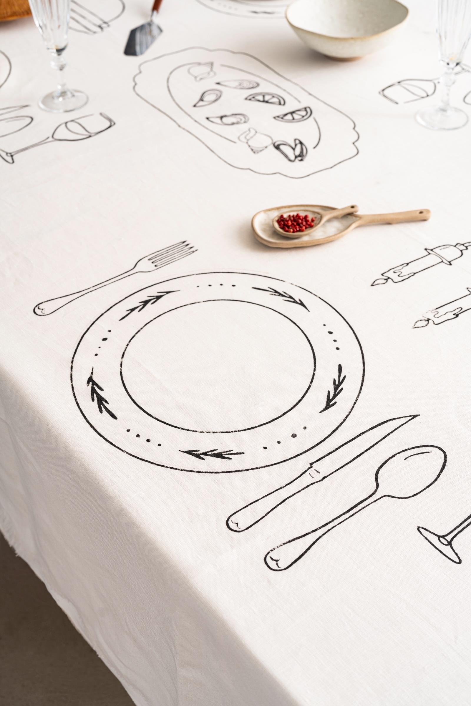 TABLE SETTİNG MASA ÖRTÜSÜ