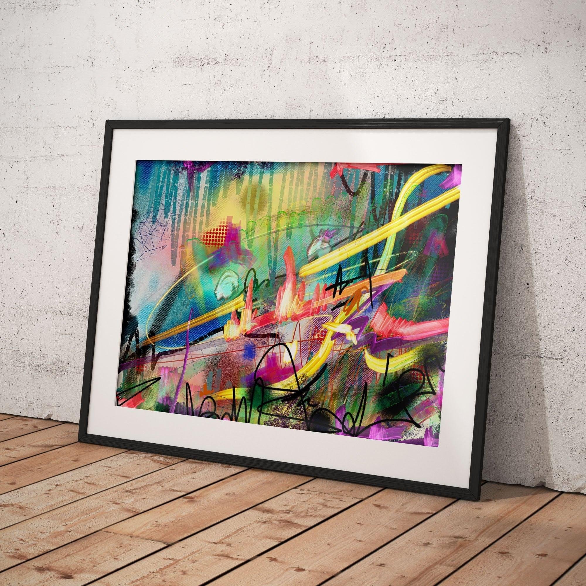 Testing 2 - Abstract Collection - Baskı
