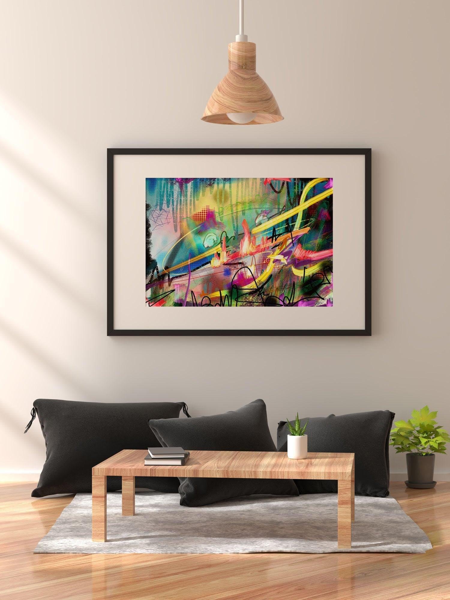 Testing 2 - Abstract Collection - Baskı