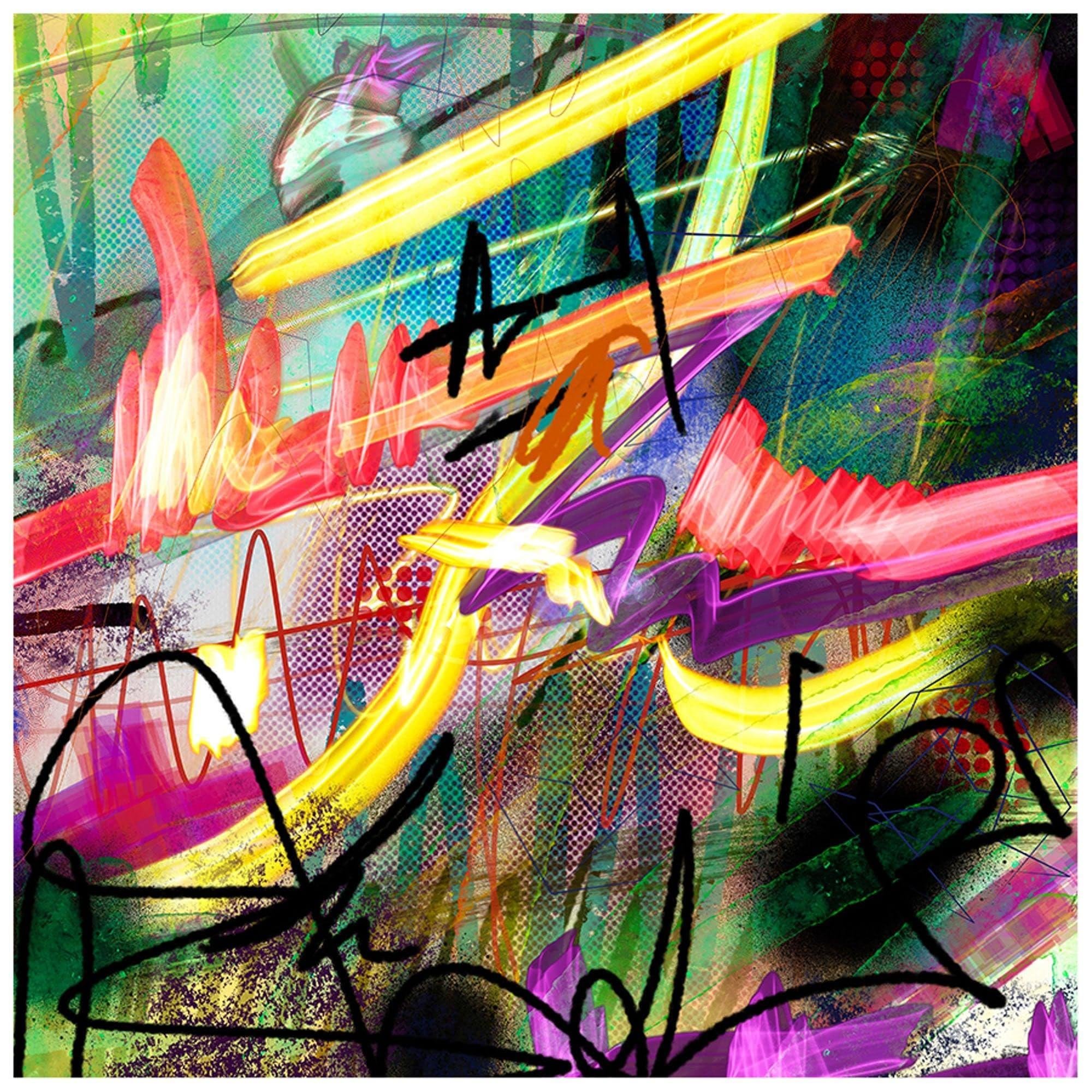 Testing 2 - Abstract Collection - Baskı