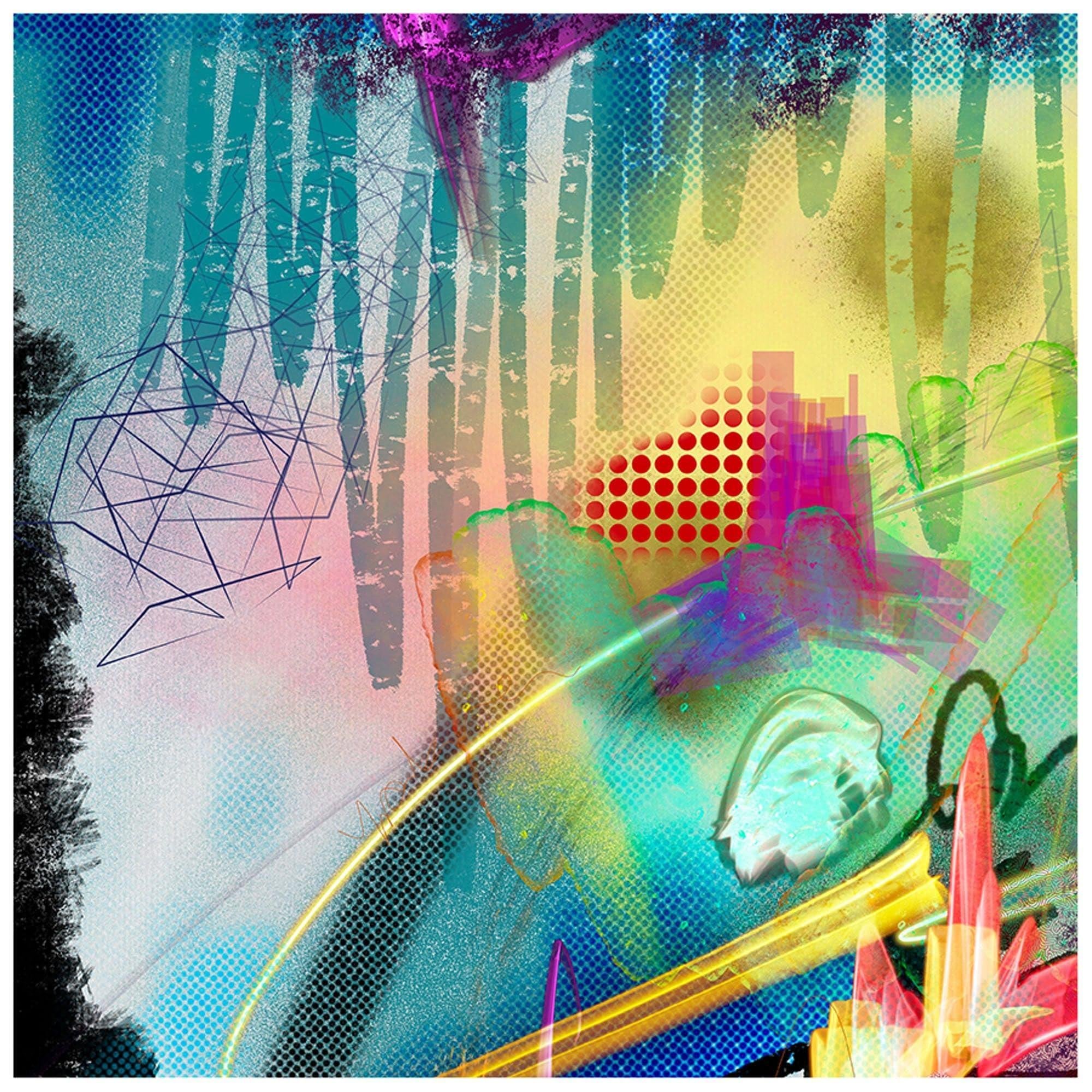 Testing 2 - Abstract Collection - Baskı