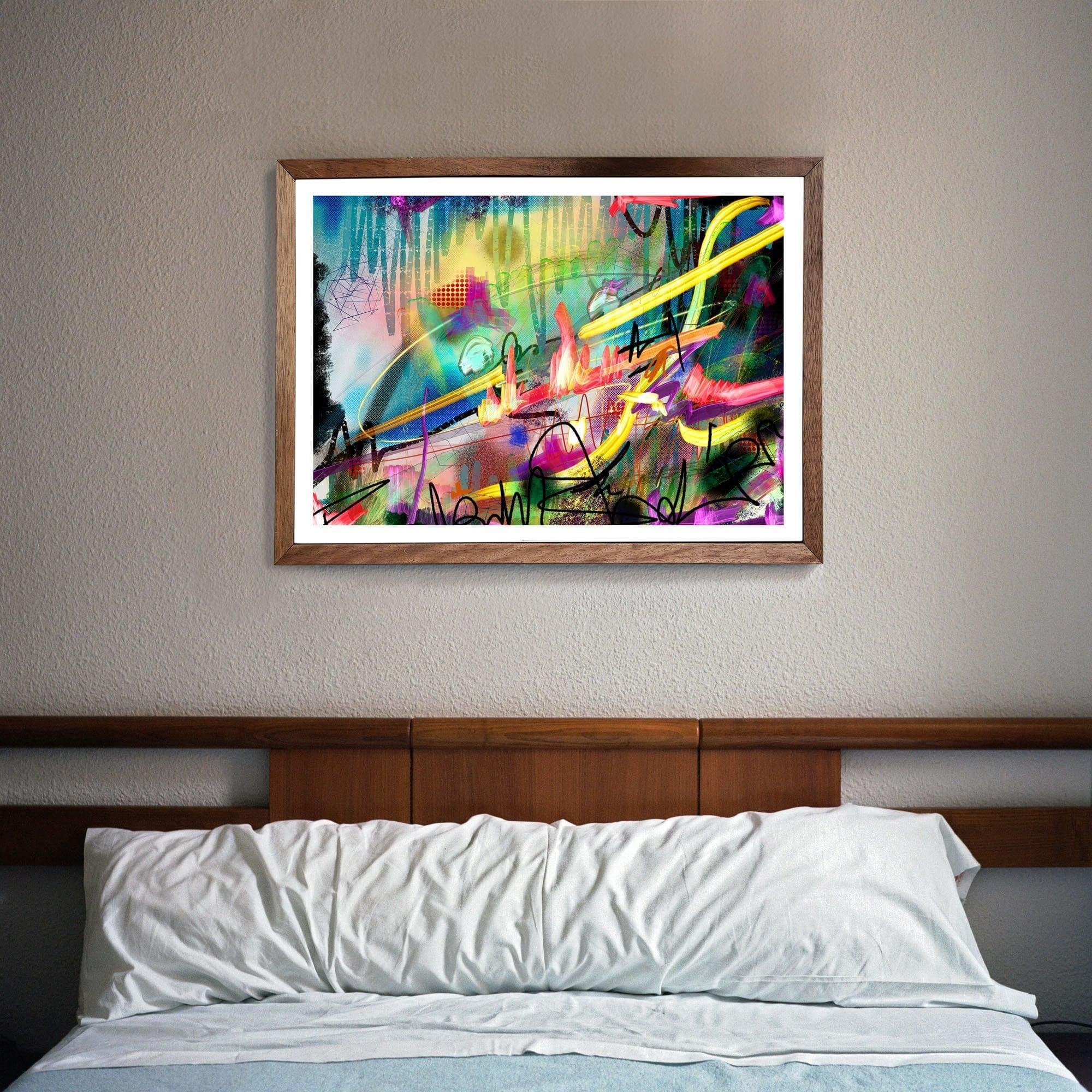 Testing 2 - Abstract Collection - Baskı