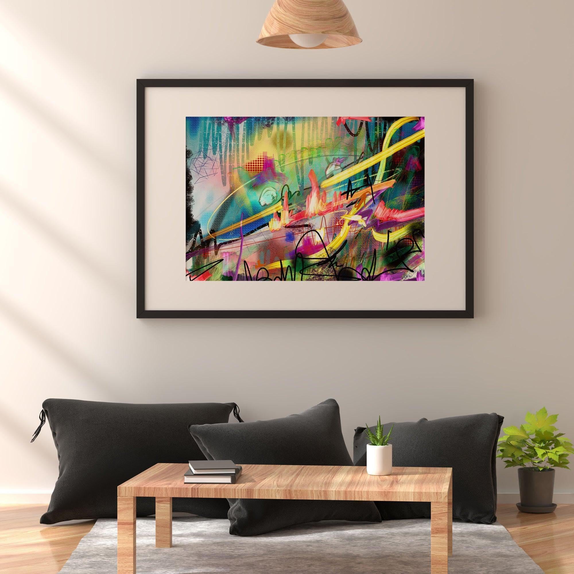 Testing 2 - Abstract Collection - Baskı