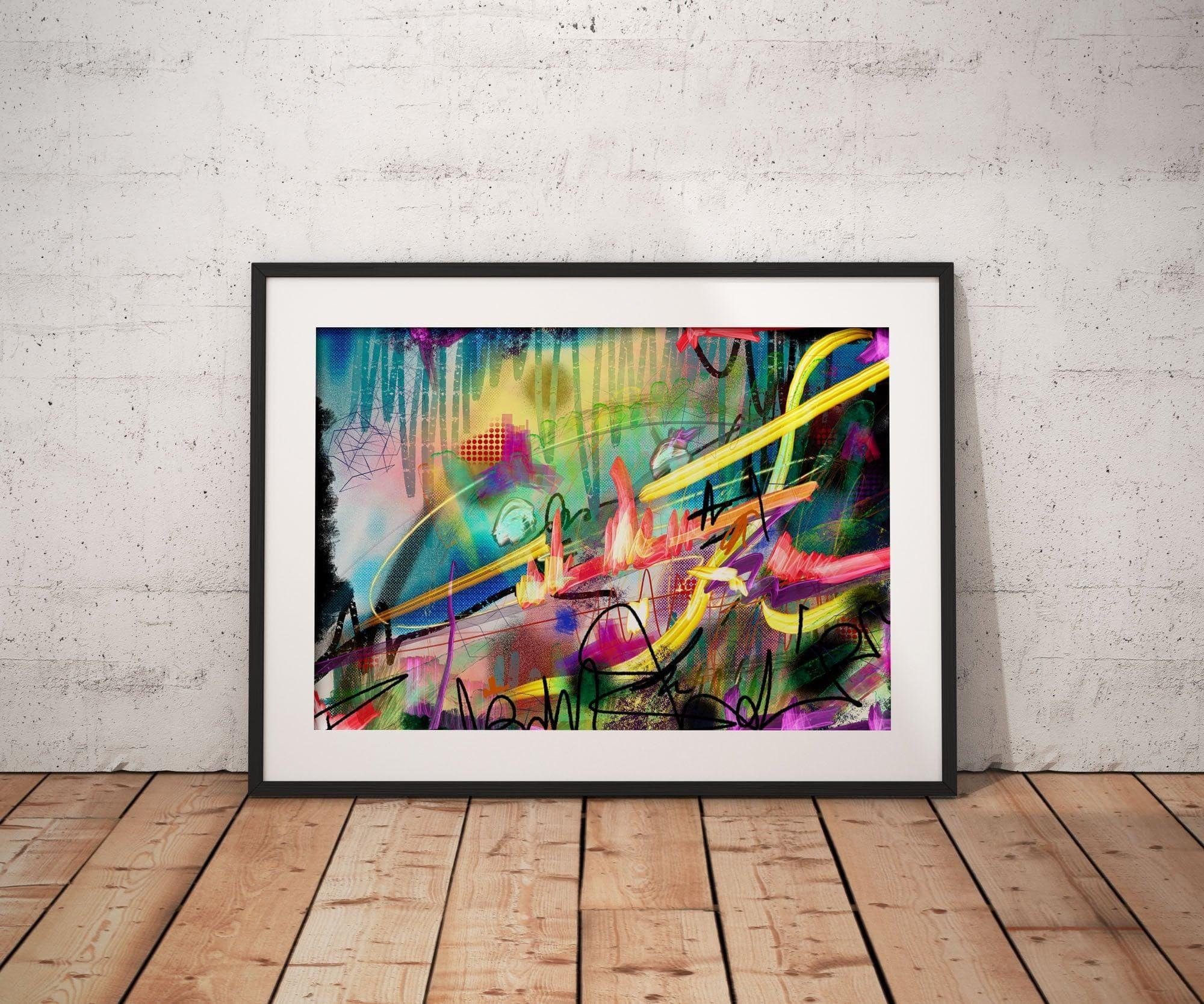 Testing 2 - Abstract Collection - Baskı