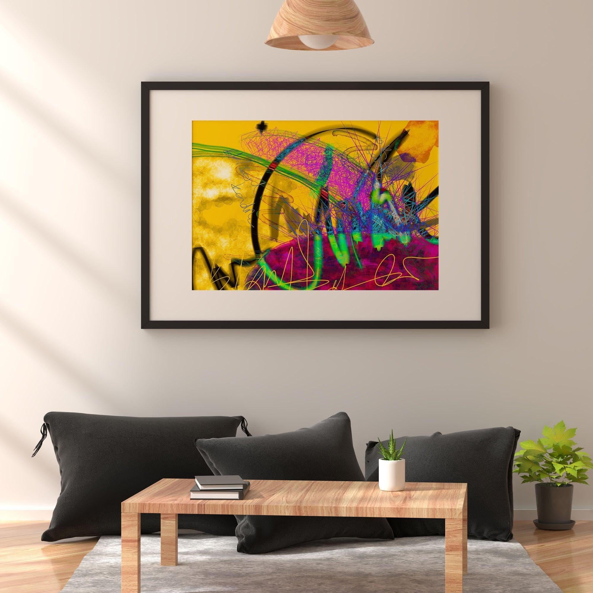 Testing 3 - Abstract Collection - Baskı
