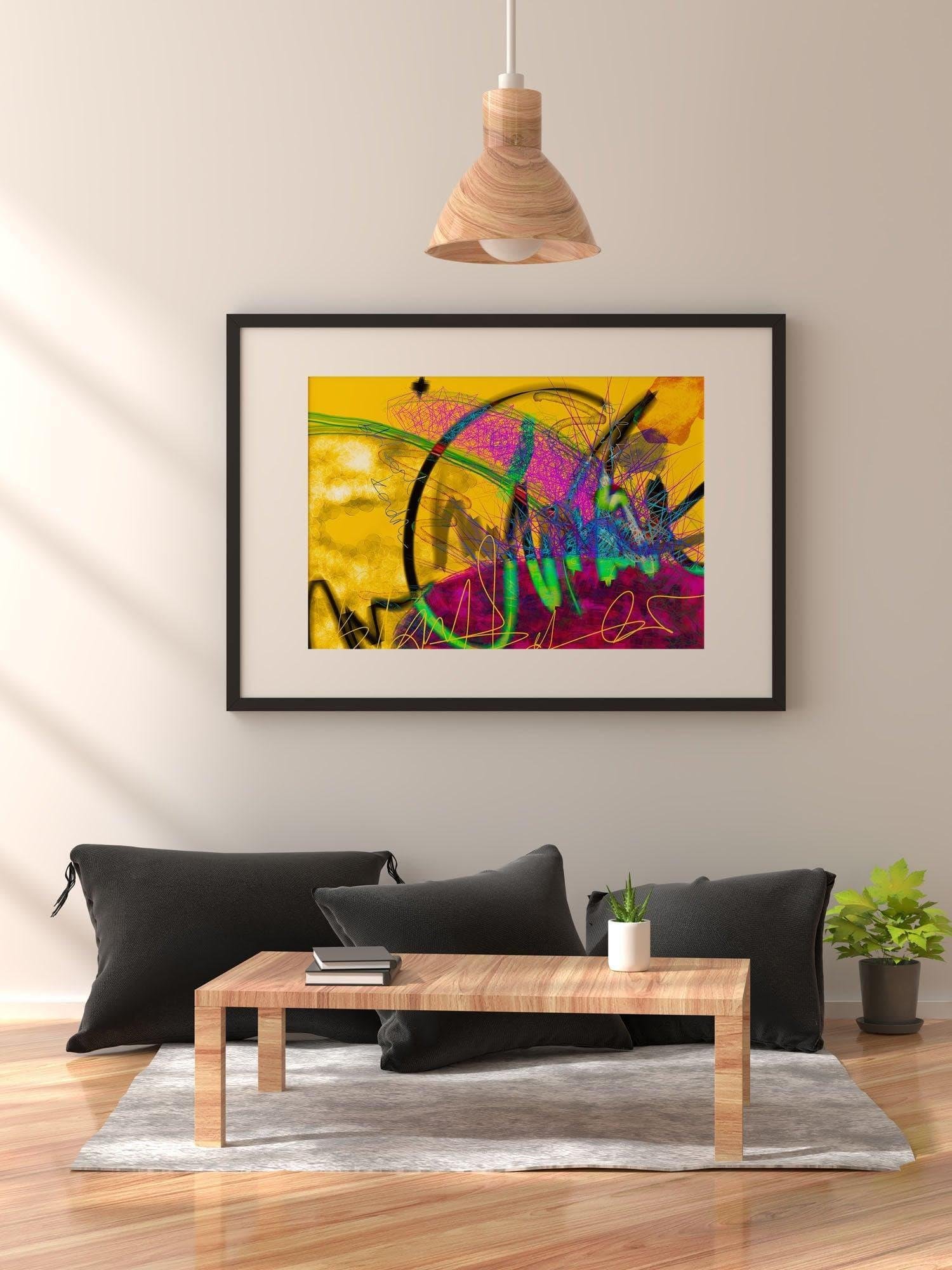 Testing 3 - Abstract Collection - Baskı