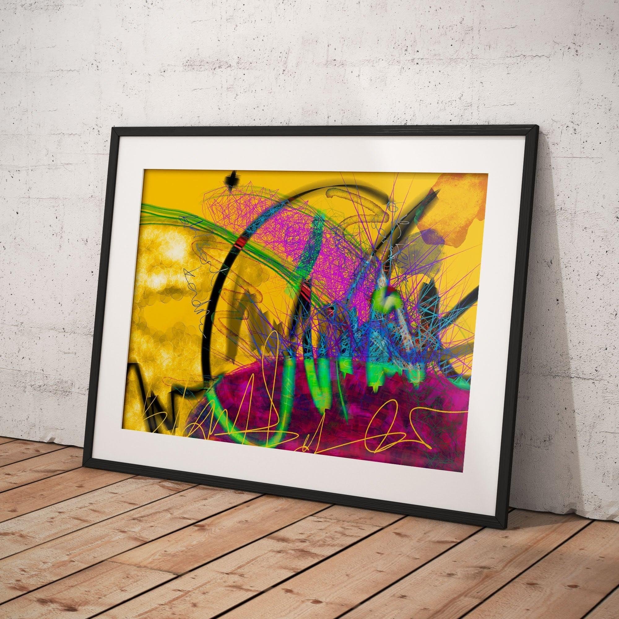 Testing 3 - Abstract Collection - Baskı
