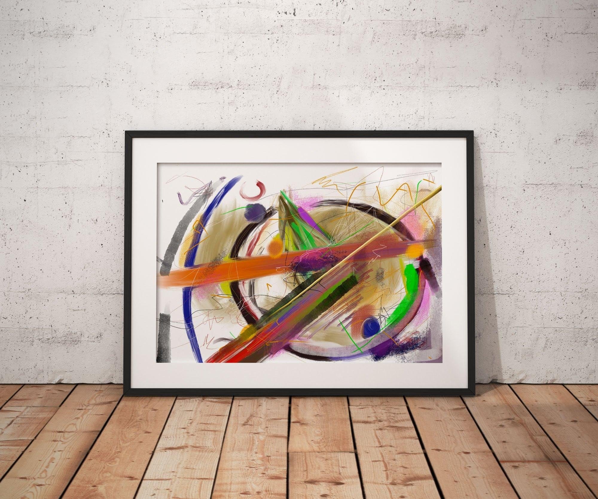Testing - Abstract Collection - Baskı
