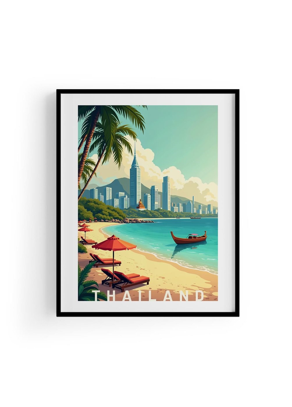Thailand | Şehir Posteri