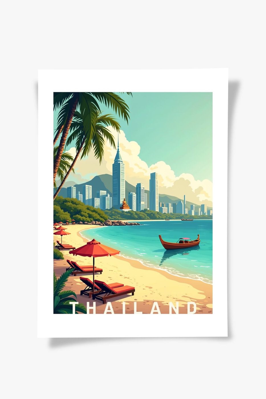 Thailand | Şehir Posteri