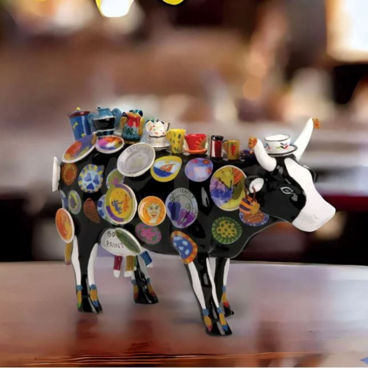 The Moo Potter - Medium - El Yapımı Dekoratif İnek Figürü
