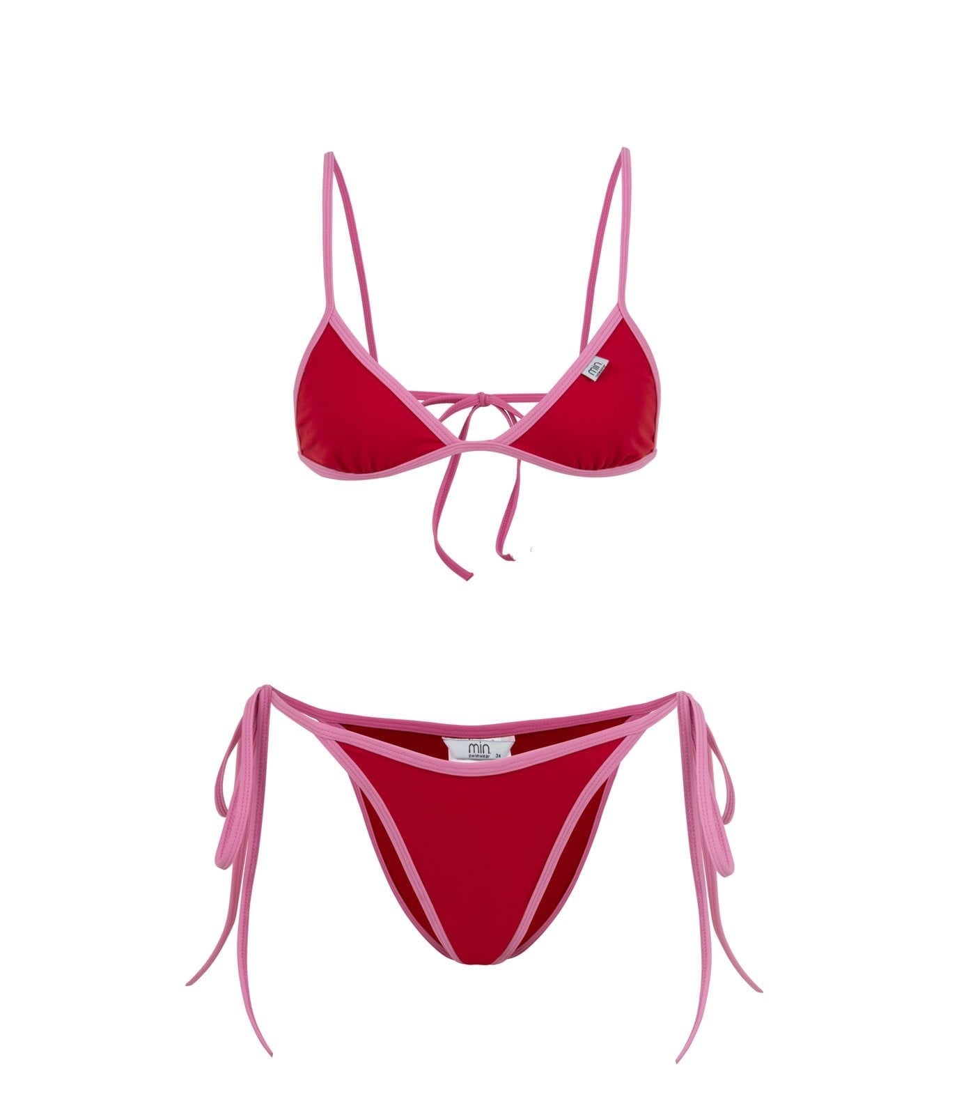 Üçgen Bikini Altı - Kırmızı / Everytime