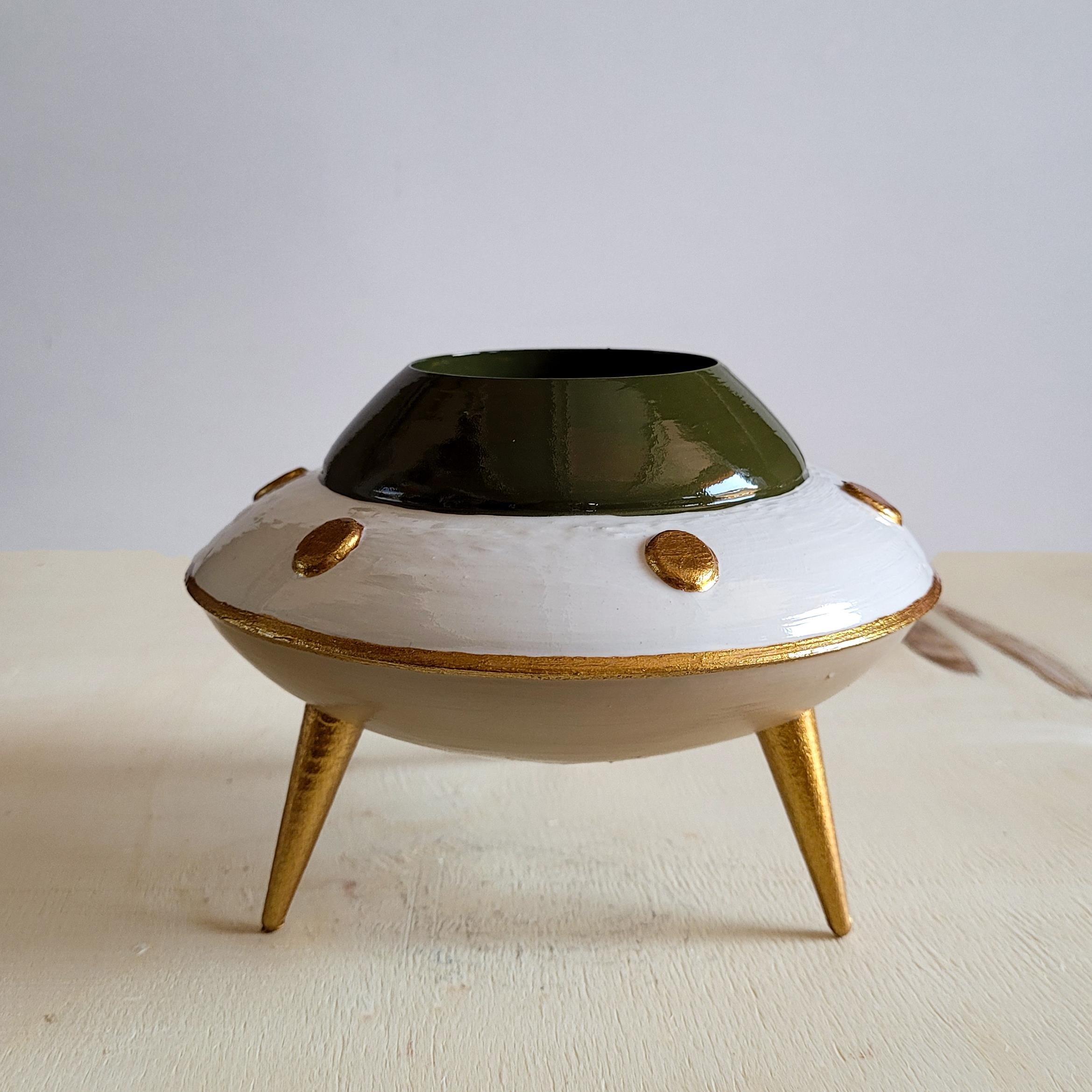 UFO Mini Saksı | Bej