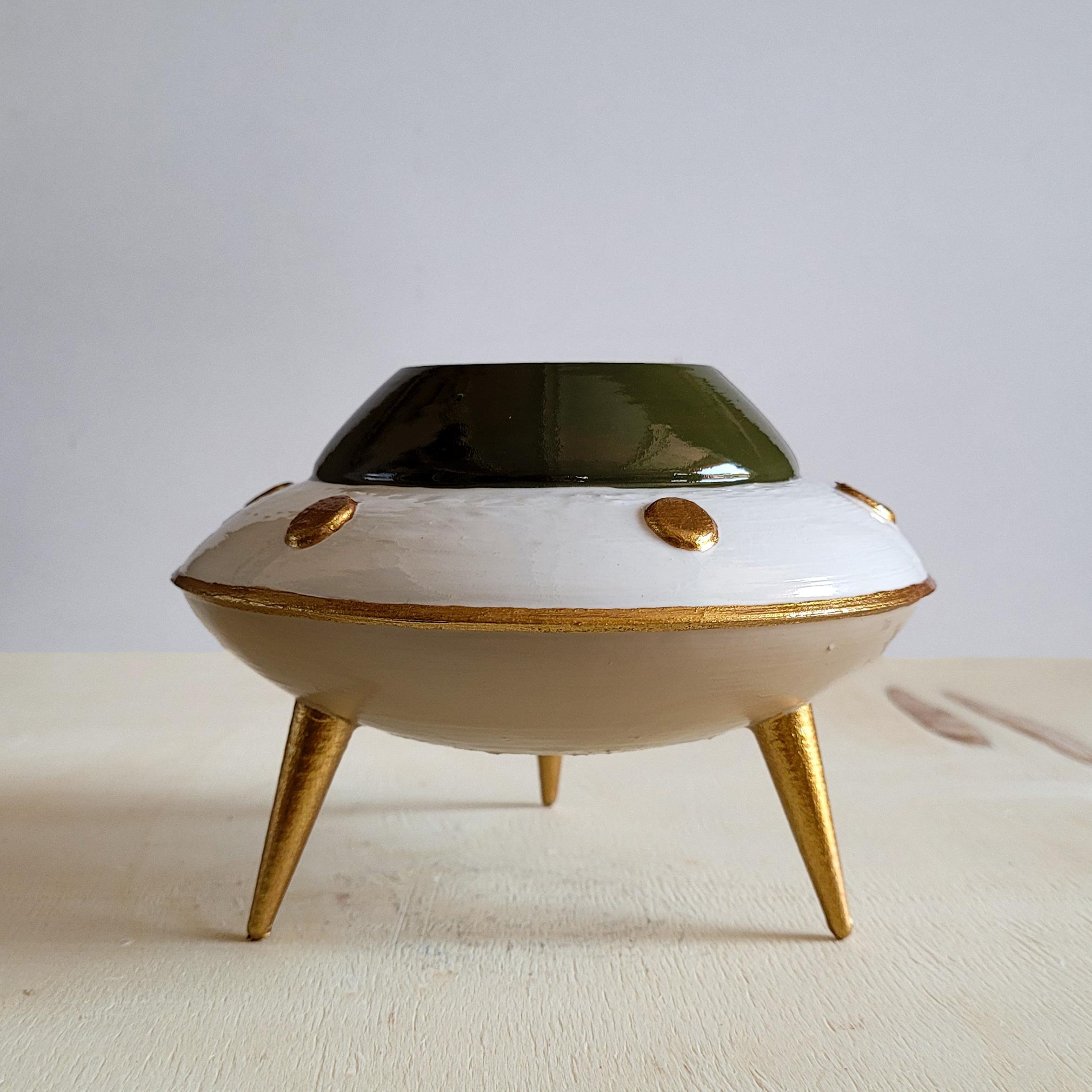 UFO Mini Saksı | Bej