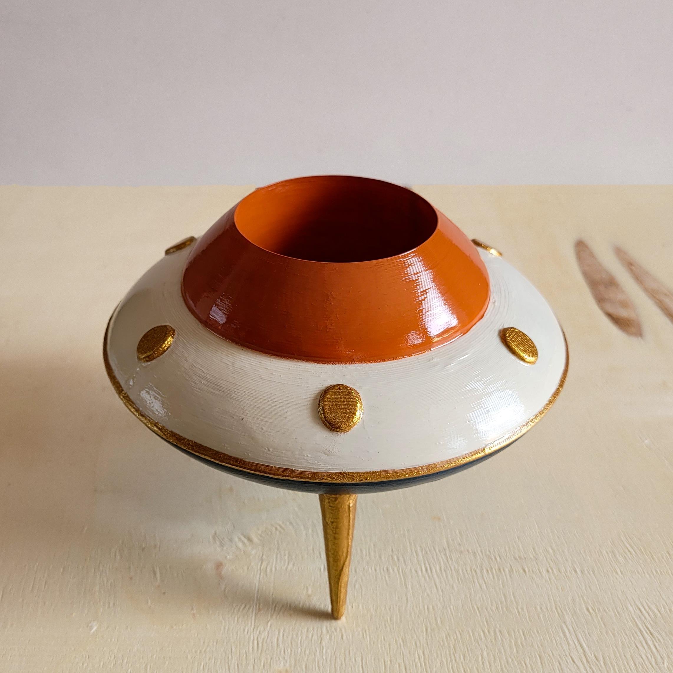 UFO Mini Saksı | Kemik